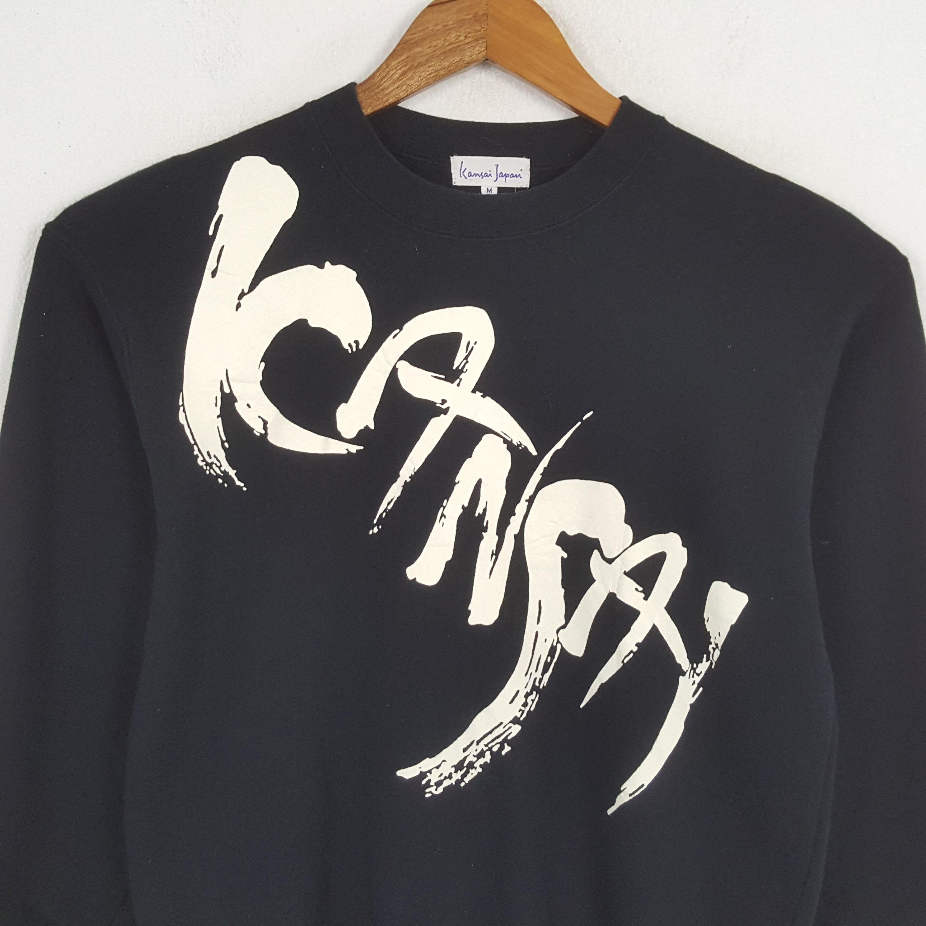 Japanese Brand × Kansai Yamamoto × Vintage Vintage KANSAI JAPAN Japanese Fashion Brand Sweatshirts Size US S / EU 44-46 / 1 - 2 Thumbnail