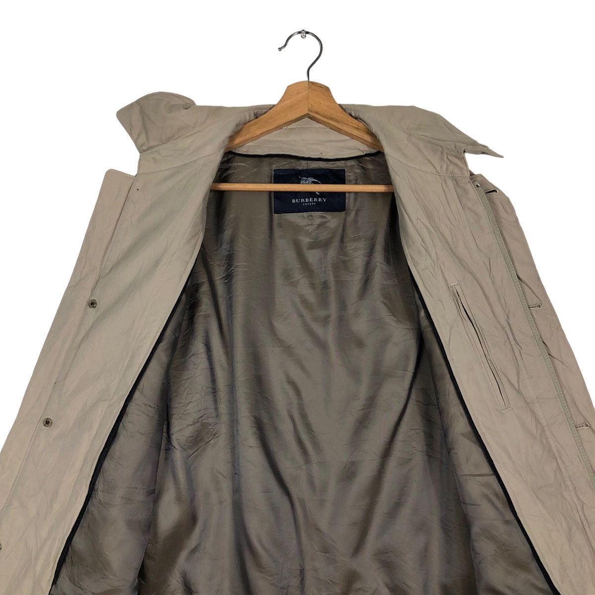 Burberry 🔥Vintage Burberry London Long Jacket Double Layer Size US M / EU 48-50 / 2 - 14 Thumbnail