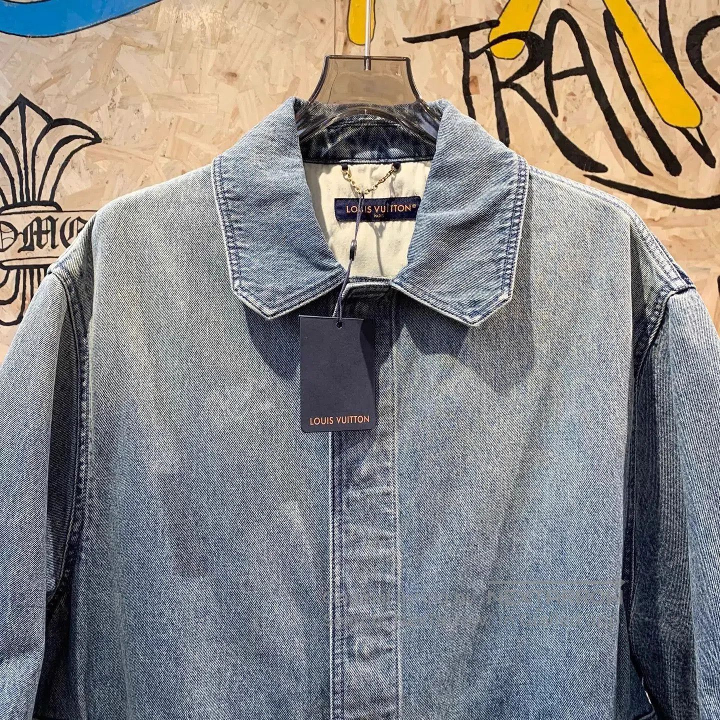 Louis Vuitton Blue Short Sleeve Denim Jacket - XL. Size US XL / EU 56 / 4 - 3 Thumbnail