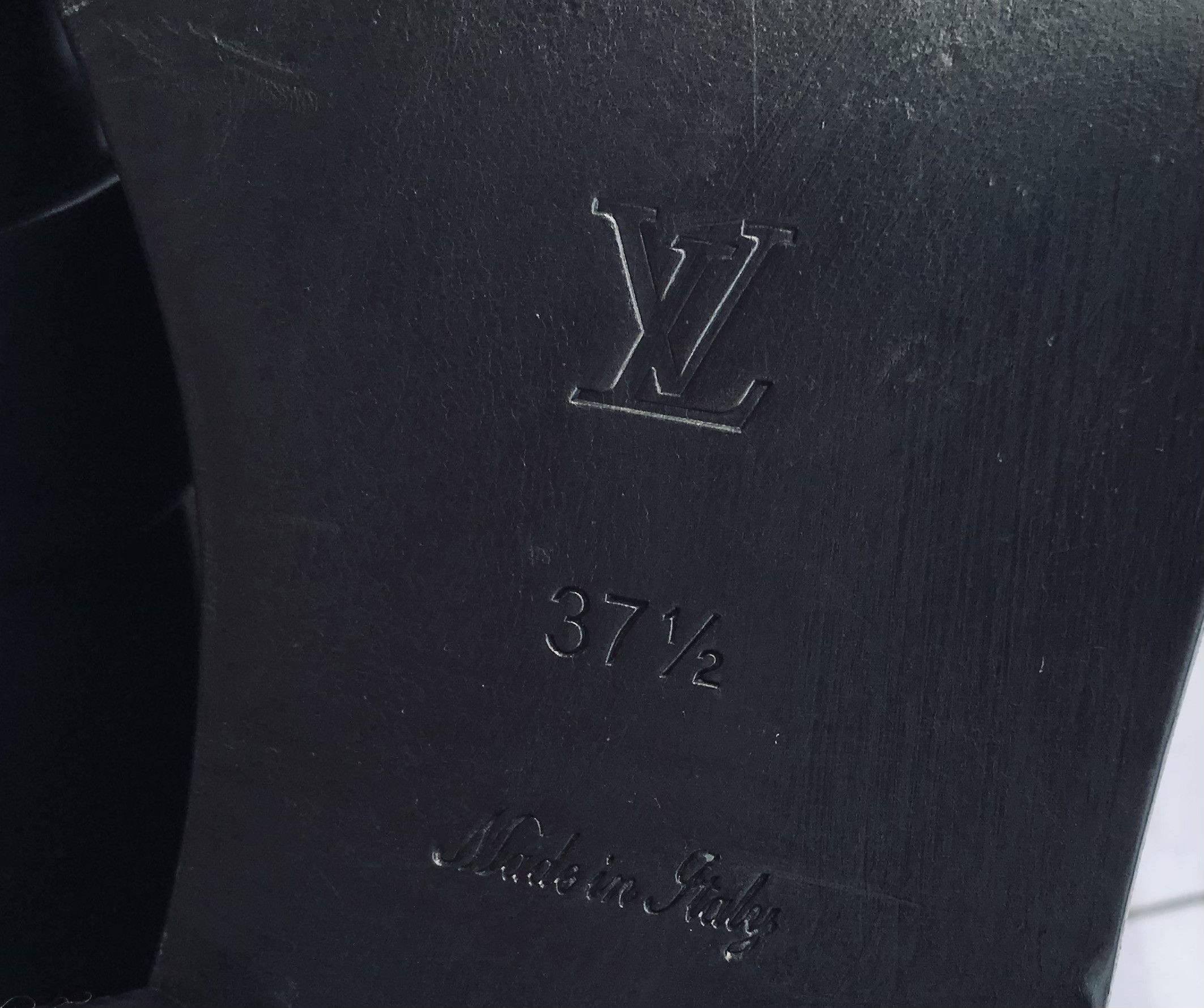 Louis Vuitton Louis Vuitton Loafers Black White Slip On Flats Leather Size US 7.5 / IT 37.5 - 10 Thumbnail