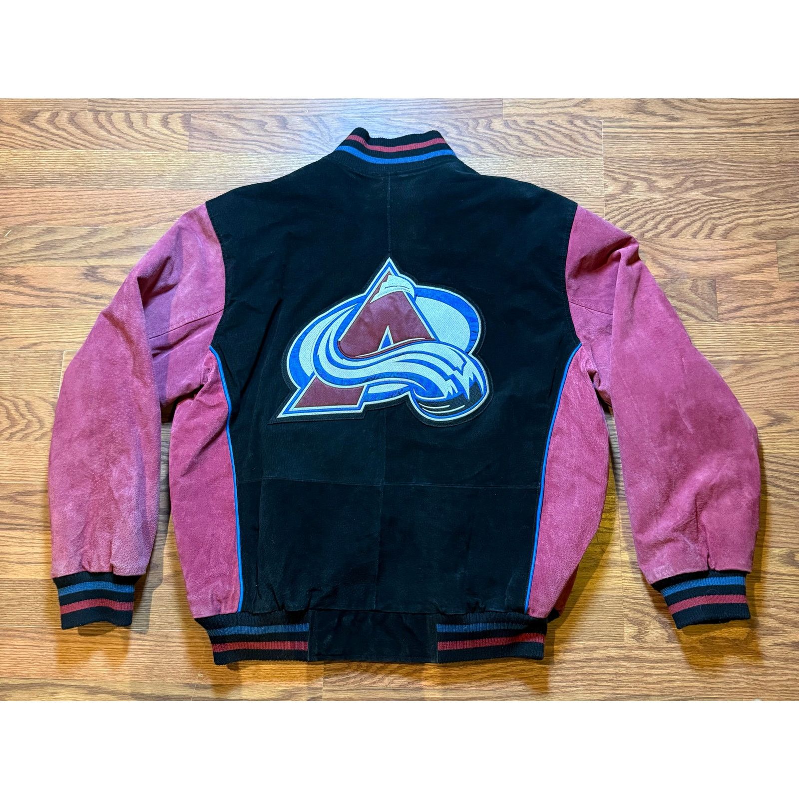 NHL NHL Colorado Avalanche Suede Leather Jacket Size L Size US L / EU 52-54 / 3 - 5 Thumbnail