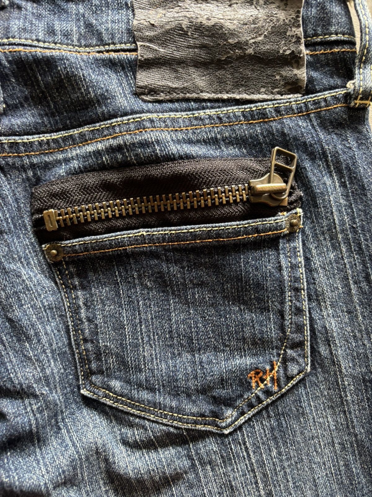 Hysteric Glamour × If Six Was Nine × Tornado Mart Flared rush hour punk washed japanese denim Size 31" - 15 Thumbnail