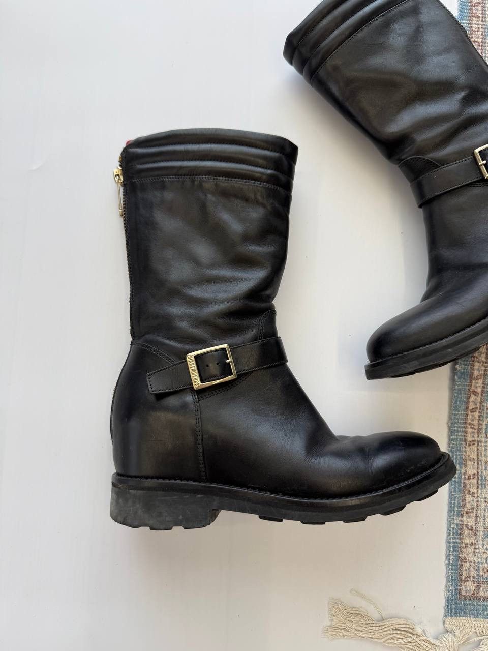 Dirk Bikkembergs Dirk Bikkembergs Zip Up Engineer Leather Boots Size US 6 / EU 39 - 2 Thumbnail