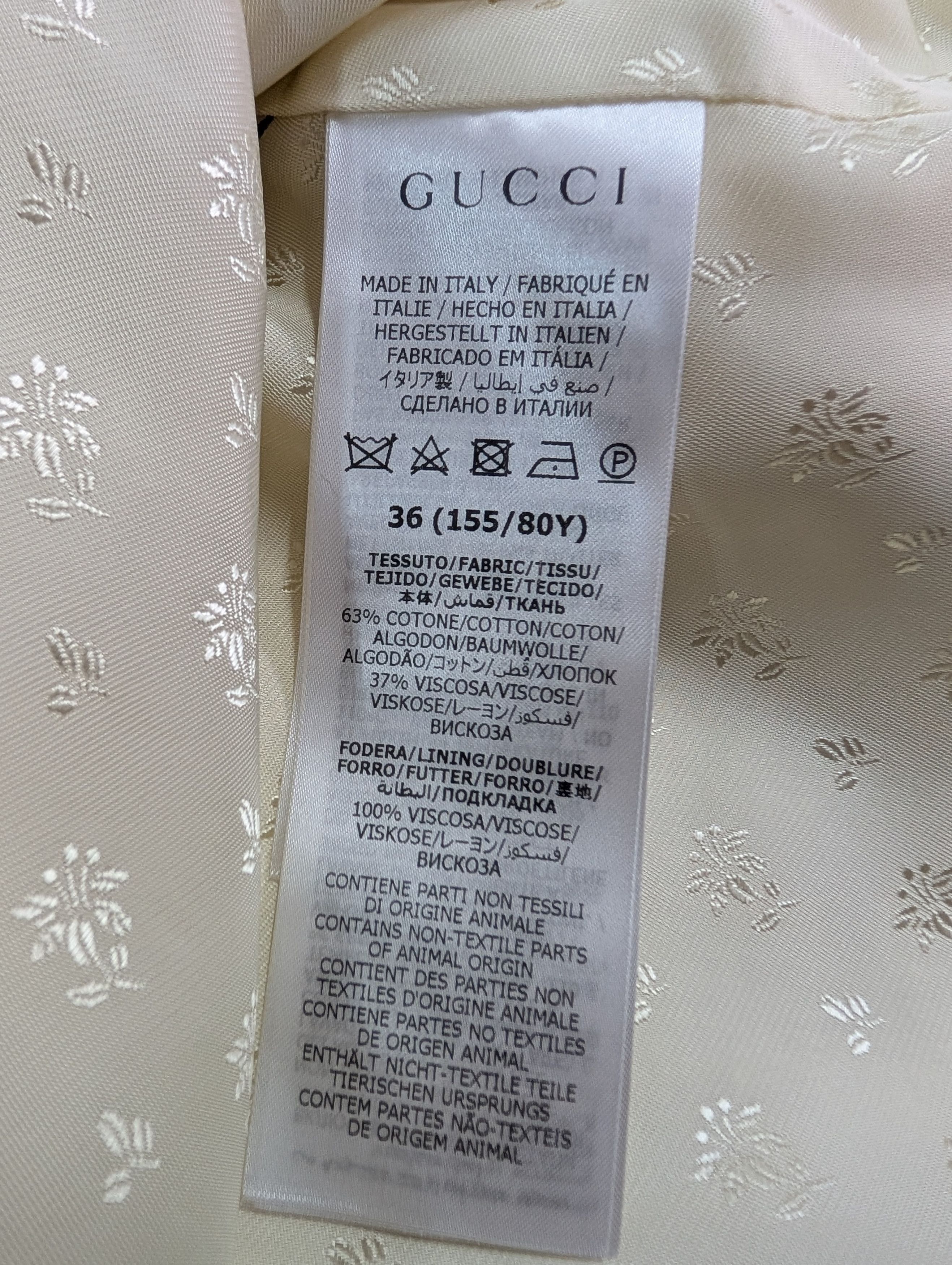 Gucci Gucci Black And White Tweed Jacket Size XS / US 0-2 / IT 36-38 - 9 Thumbnail