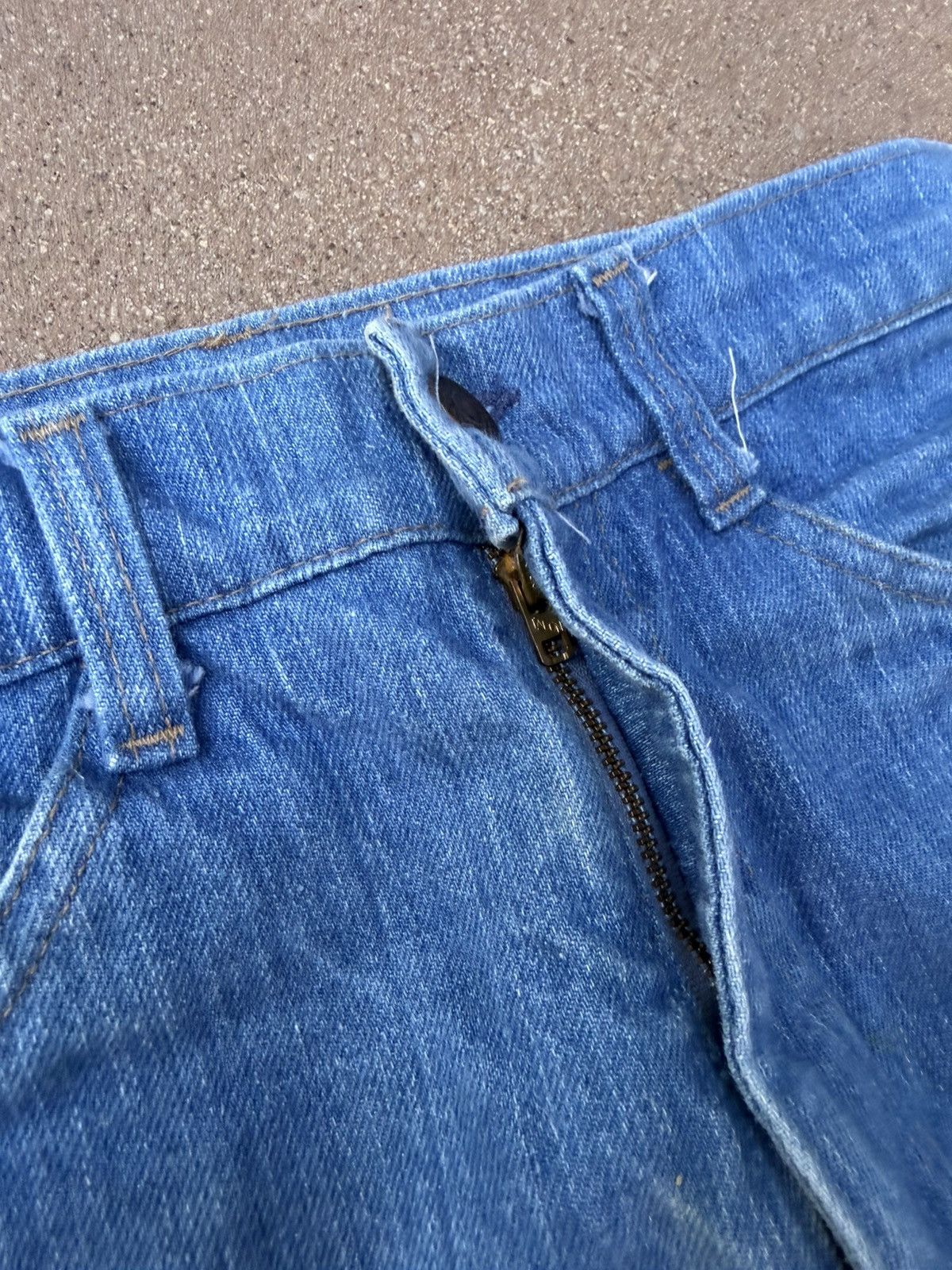 Levi's Vtg 70’s Levi’s 646 Orange Tab Bellbottom Flare Jeans 28x29 Size US 28 / EU 44 - 5 Thumbnail