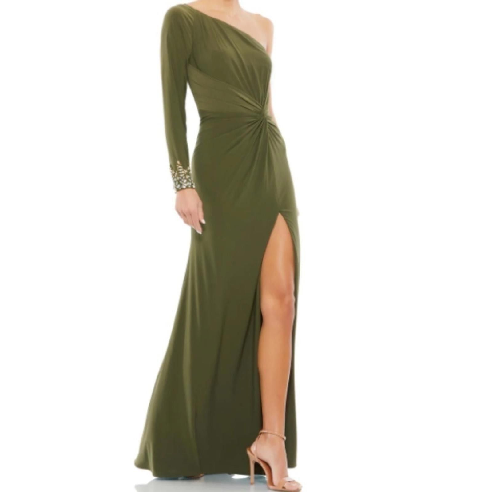 Other MAC DUGGAL Sophisticated Elegant One Shoulder Wedding Size L / US 10 / IT 46 - 1 Thumbnail