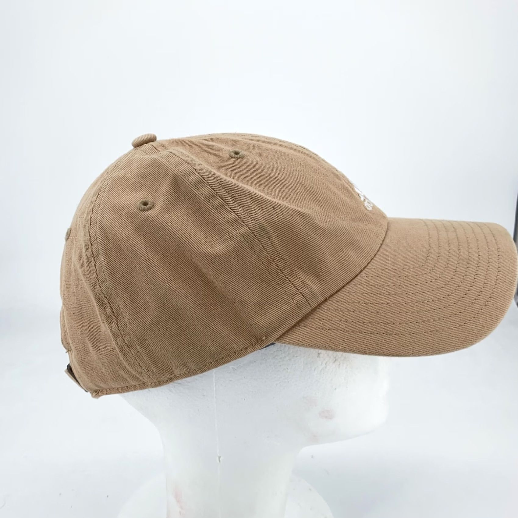 Adidas Adidas Hat Cap Strap Back Tan AEROREADY Mens Embroidered Cotton Classic Baseball Cap One Size Beige Mens Athletic Casual Travel Size ONE SIZE - 2 Thumbnail