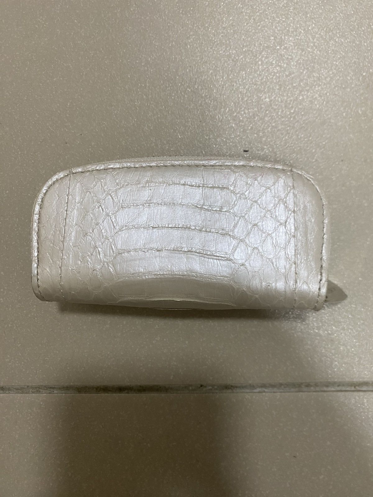 Japanese Brand 3. Luxury ADMJ Croc Embossed Coin Case 🐝 Japan Exclusive Size ONE SIZE - 2 Thumbnail