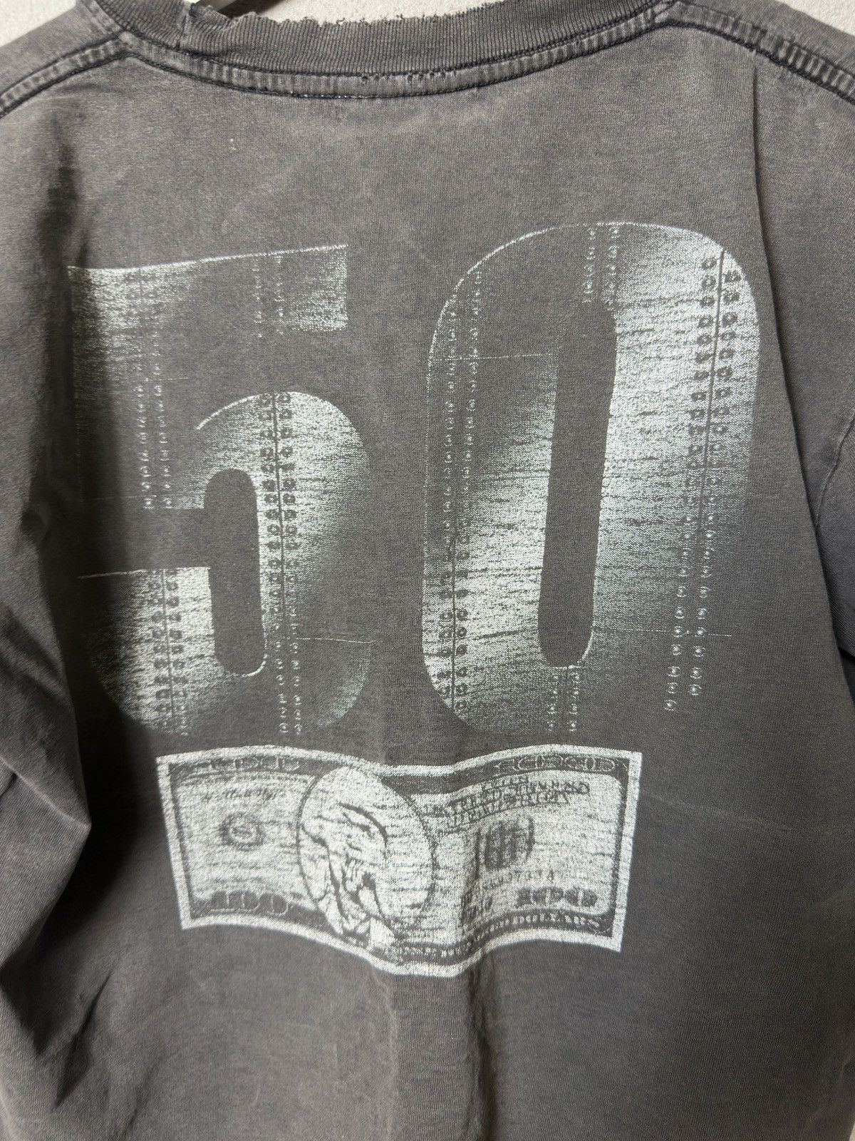 50 Cent × Rap Tees × Vintage 00s Y2K VTG 50 Cent Rap T Shirt Tee Size US M / EU 48-50 / 2 - 8 Thumbnail