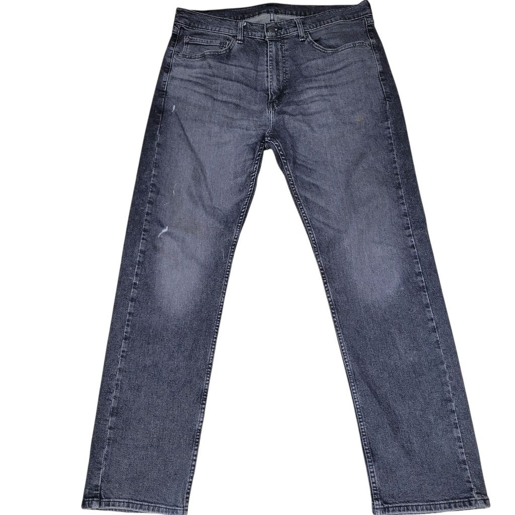 Levi's Levi's Jeans 505 Distressed Straight Leg Medium Wash 36/32 Size US 36 / EU 52 - 1 Thumbnail