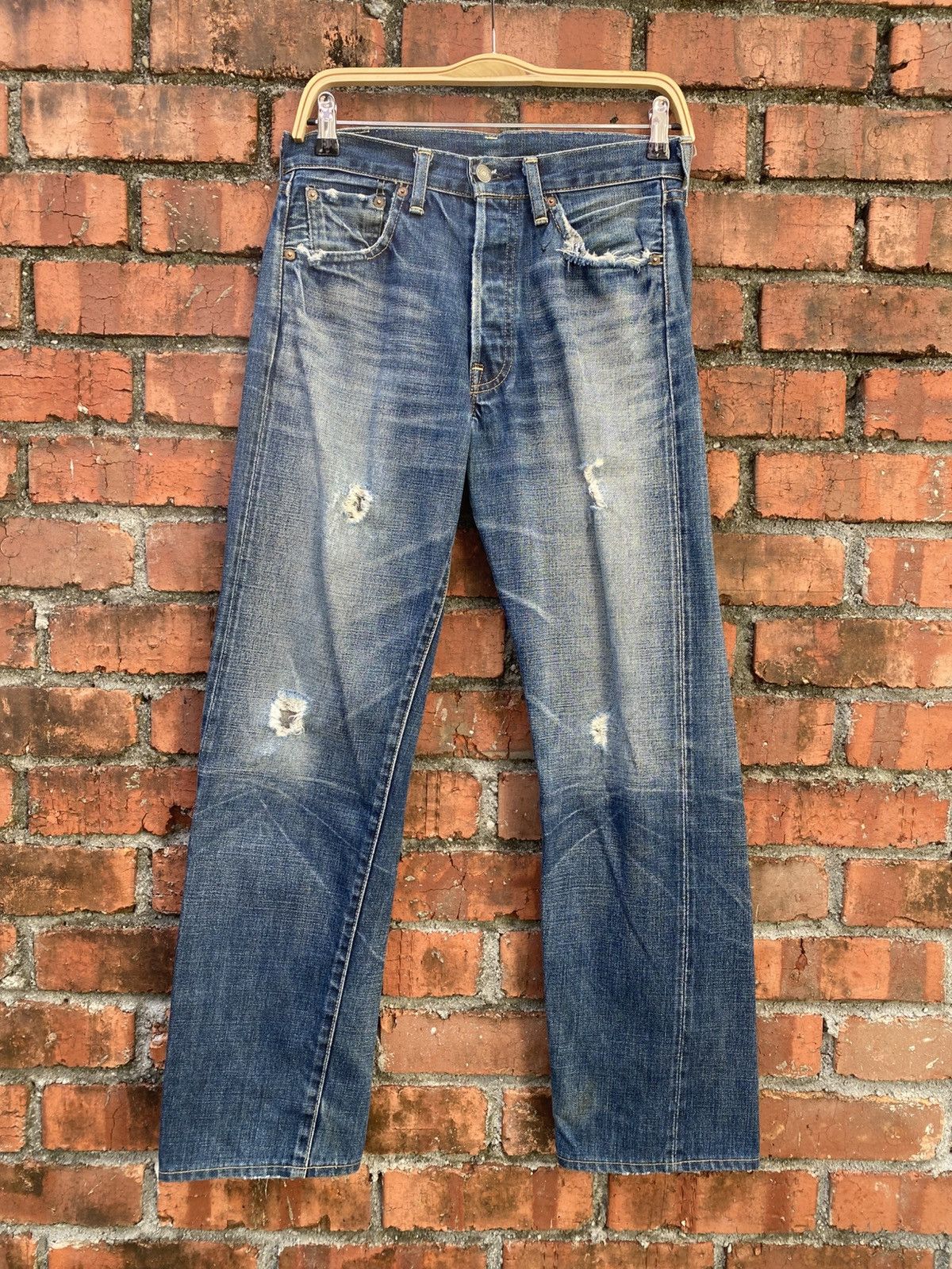 Levi's Vintage Clothing W30x29.5 Vintage levi's 501 redline big E made in JAPAN Size US 30 / EU 46 - 1 Thumbnail