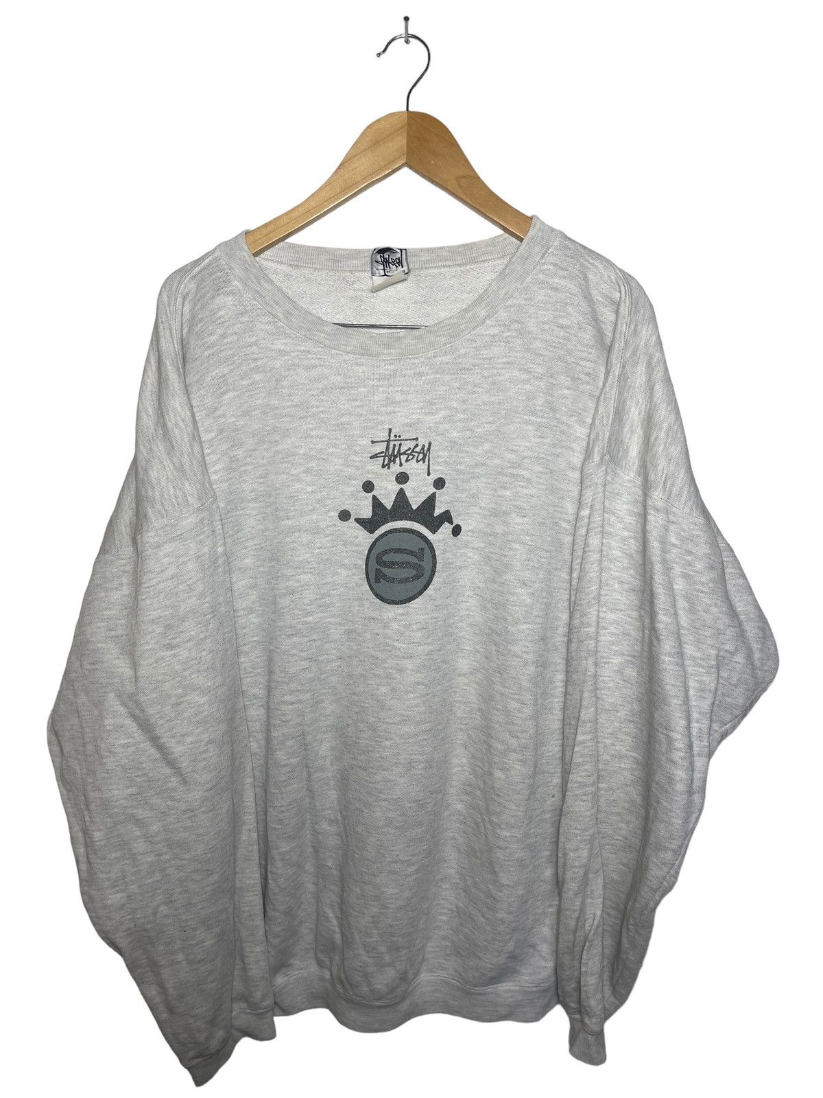 Stussy Bent Crown Knit Sweater Black Men's - SS22 - US
