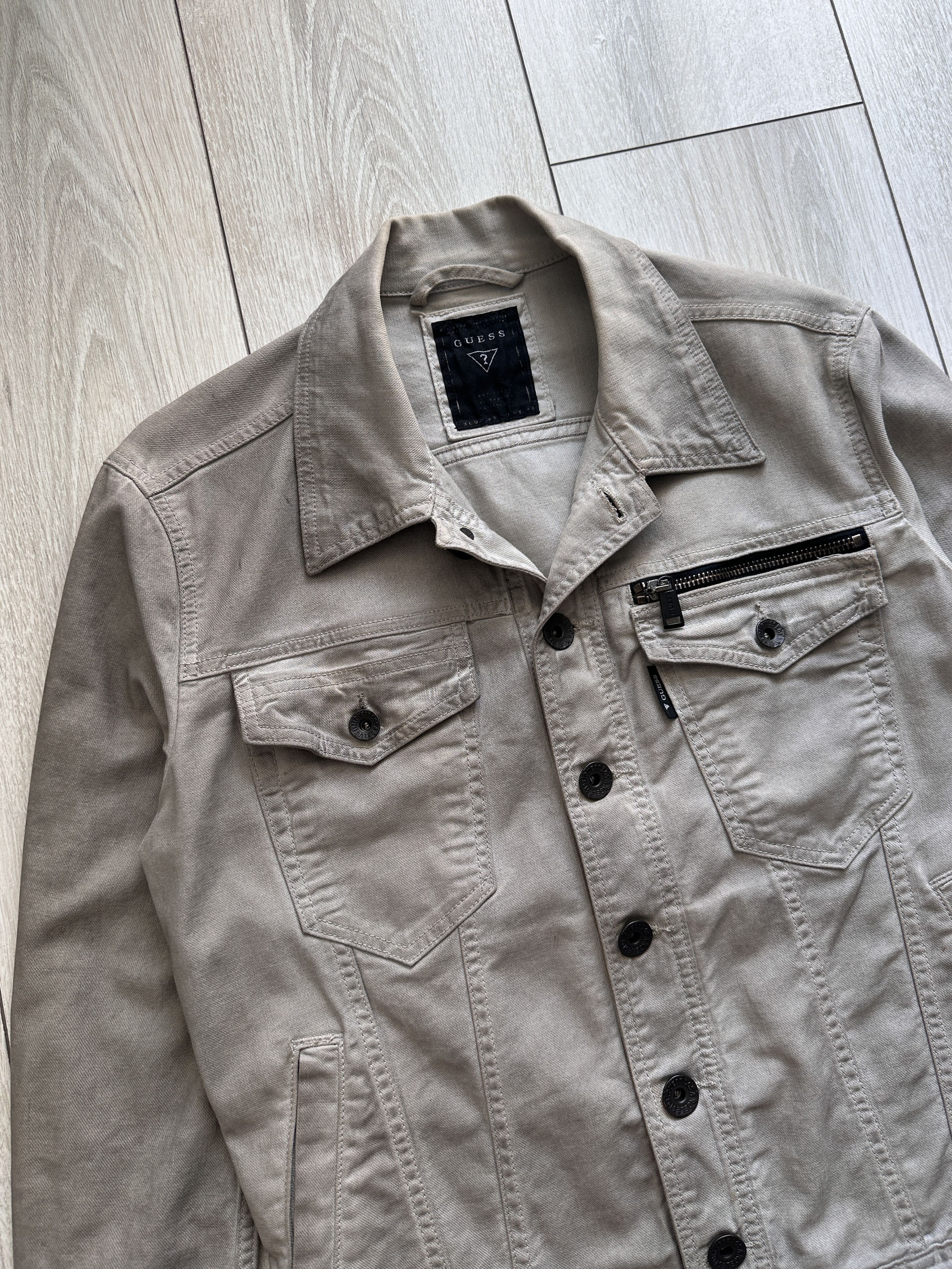 Guess Guess Gray Denim Jacket Size US XS / EU 42 / 0 - 3 Thumbnail