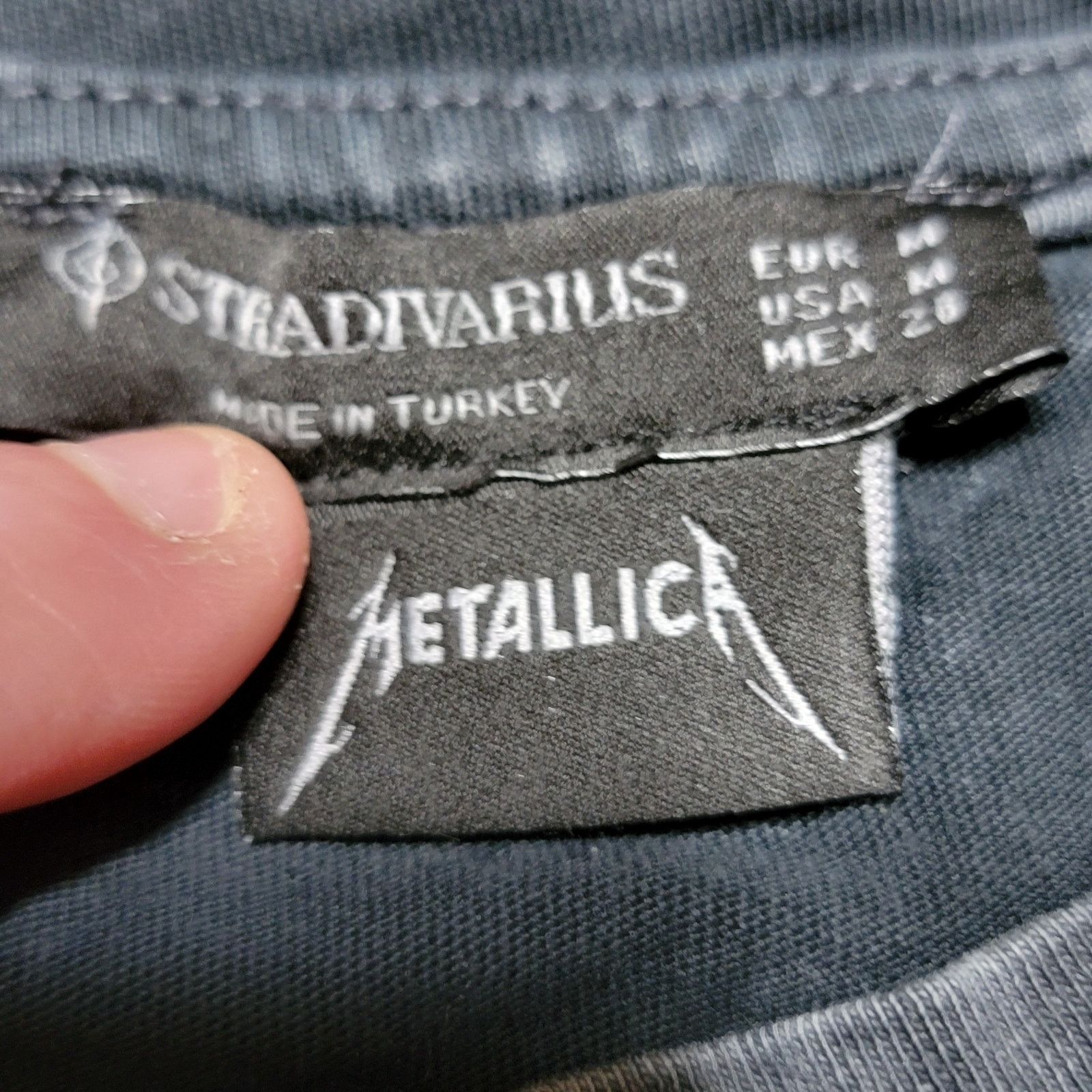 Stradivarius Stradivarius Metallica "Sad But True" Unisex Tee - Medium Size US M / EU 48-50 / 2 - 4 Thumbnail