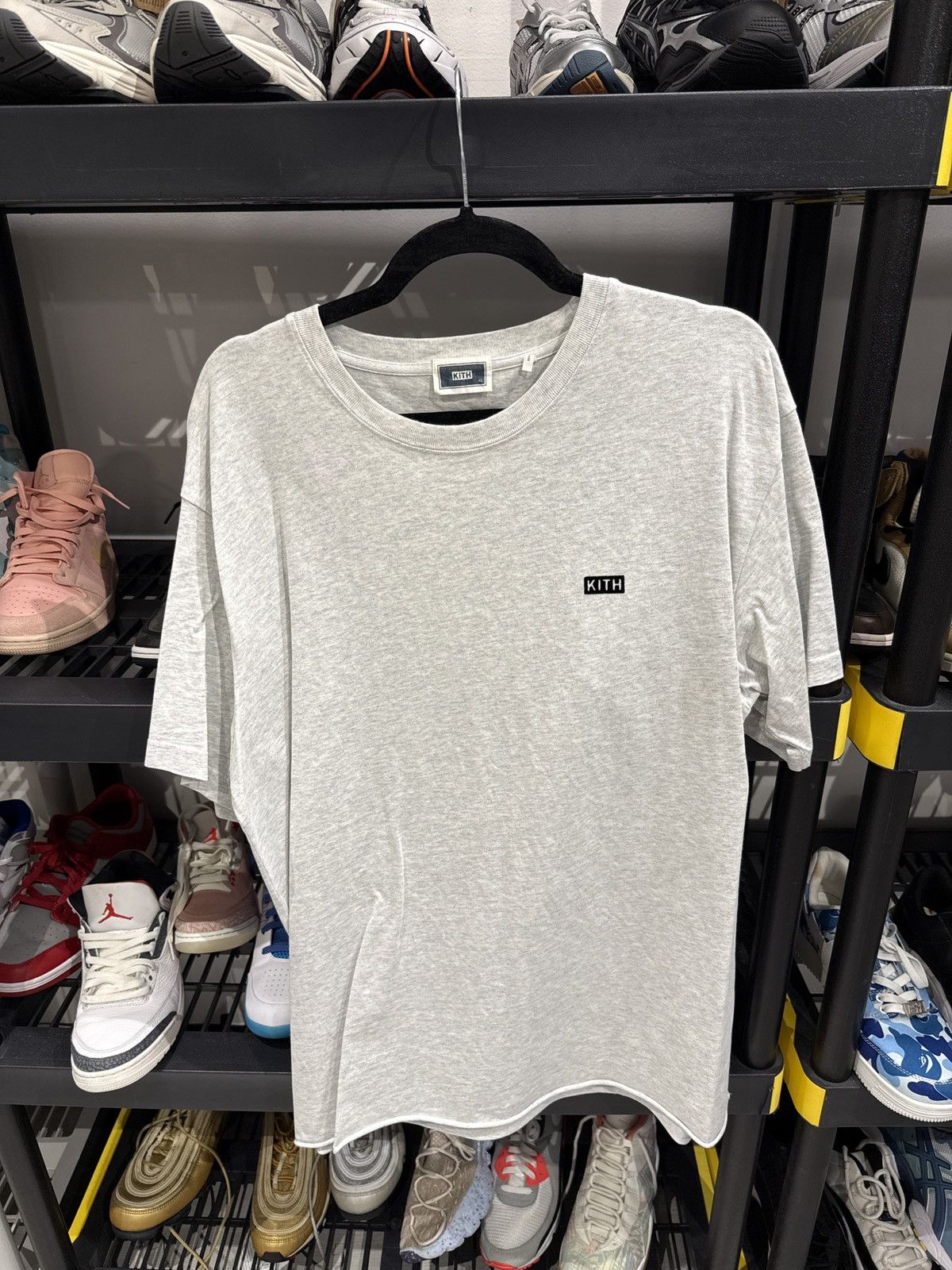 Kith Kith Small Box Logo T-Shirt Grey XL Size US XL / EU 56 / 4 - 1 Thumbnail