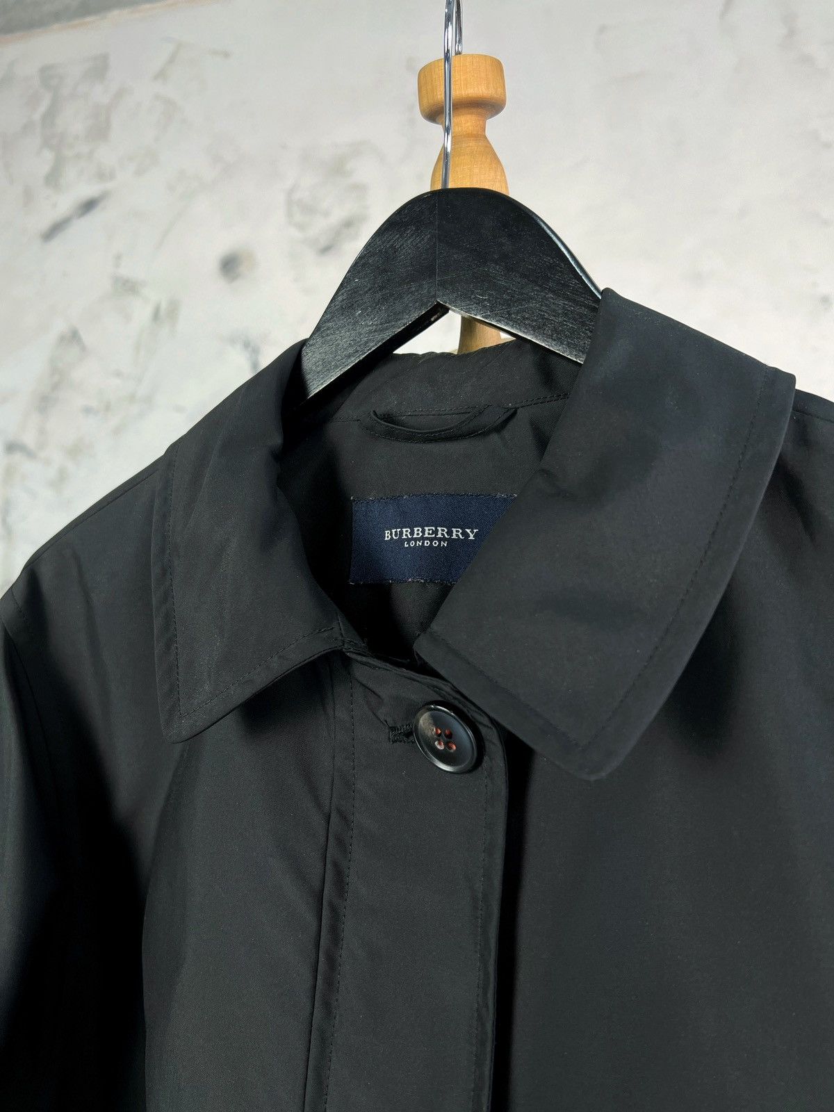 Burberry Burberry Black Trench Coat Jacket Size S - M 36 Size M / US 6-8 / IT 42-44 - 4 Thumbnail