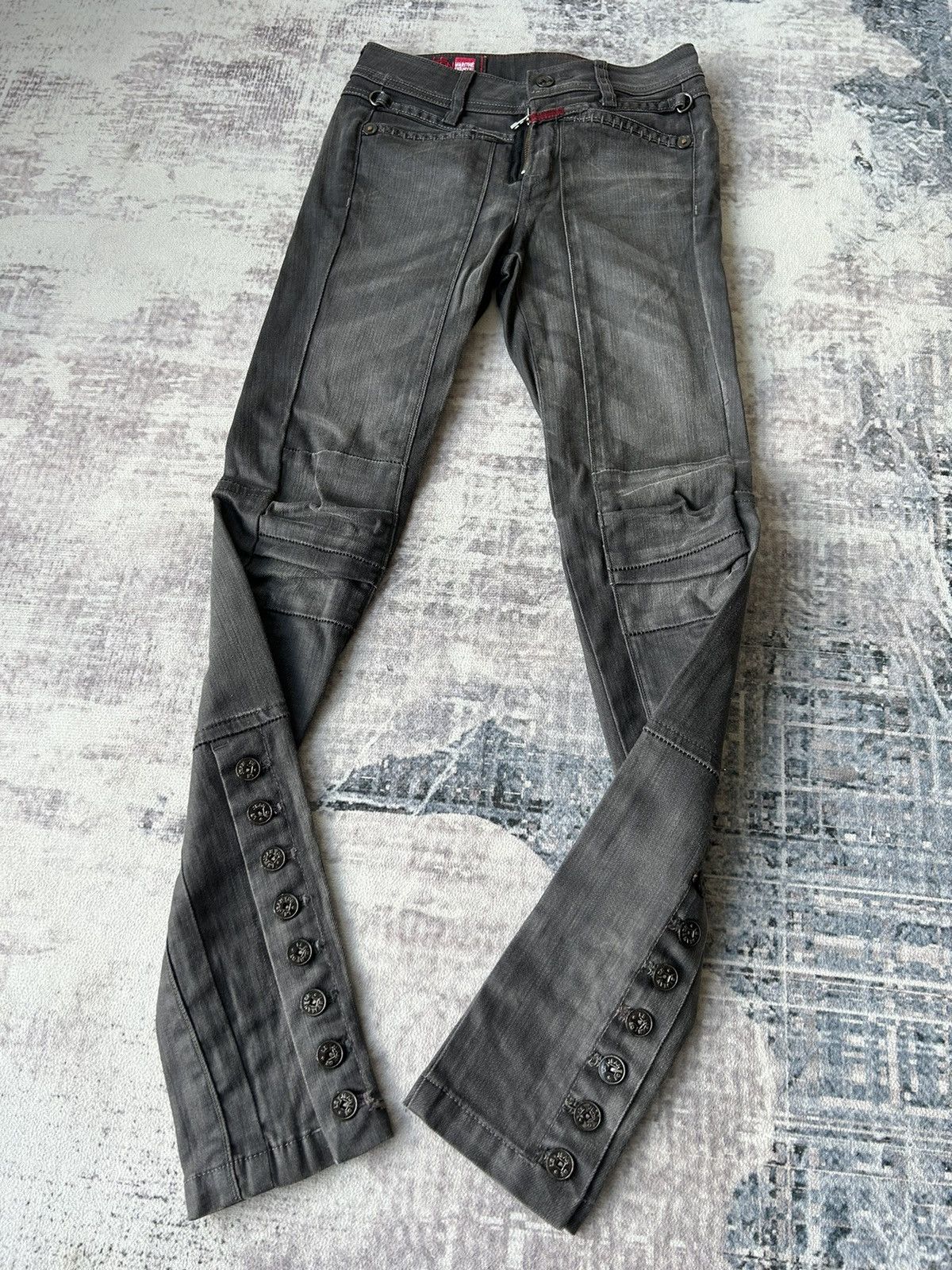 Marithe + Francois Girbaud Punk Style Design By MFG Size US 26 / EU 42 - 5 Thumbnail
