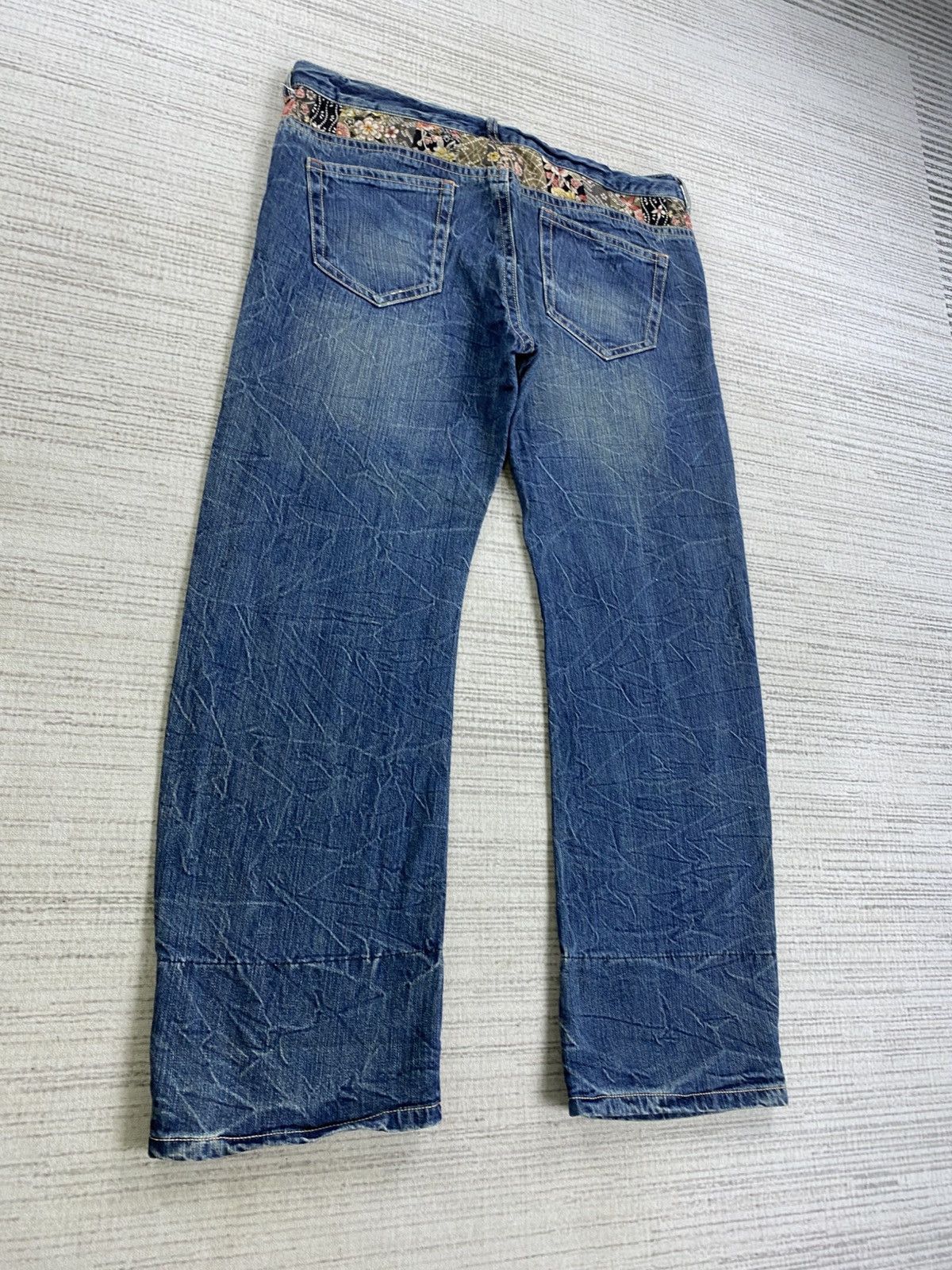 If Six Was Nine × Japanese Brand × Vintage Vintage Japanese Brand Rare Design Denim Pants Size US 39 - 9 Thumbnail
