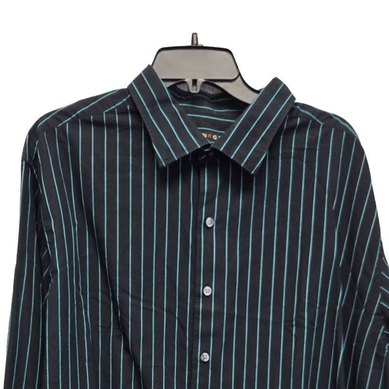 Other Synrgy Mens 2XL Cotton Striped Long Sleeve Button Up Shirt Size US XXL / EU 58 / 5 - 2 Thumbnail