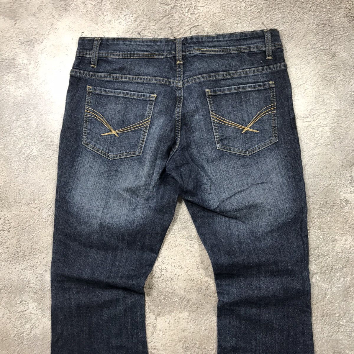 Japanese Brand vintage y2k denim japan jeans distressed flared 90s Size 30" / US 8 / IT 44 - 3 Thumbnail
