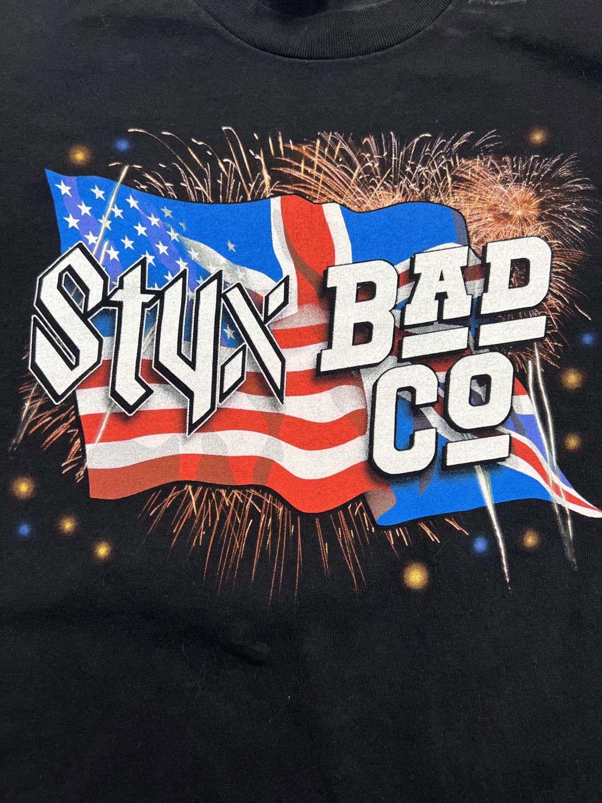 Unknown London Vintage Styx Bad Co Graphic T-Shirt Size US XL / EU 56 / 4 - 2 Thumbnail