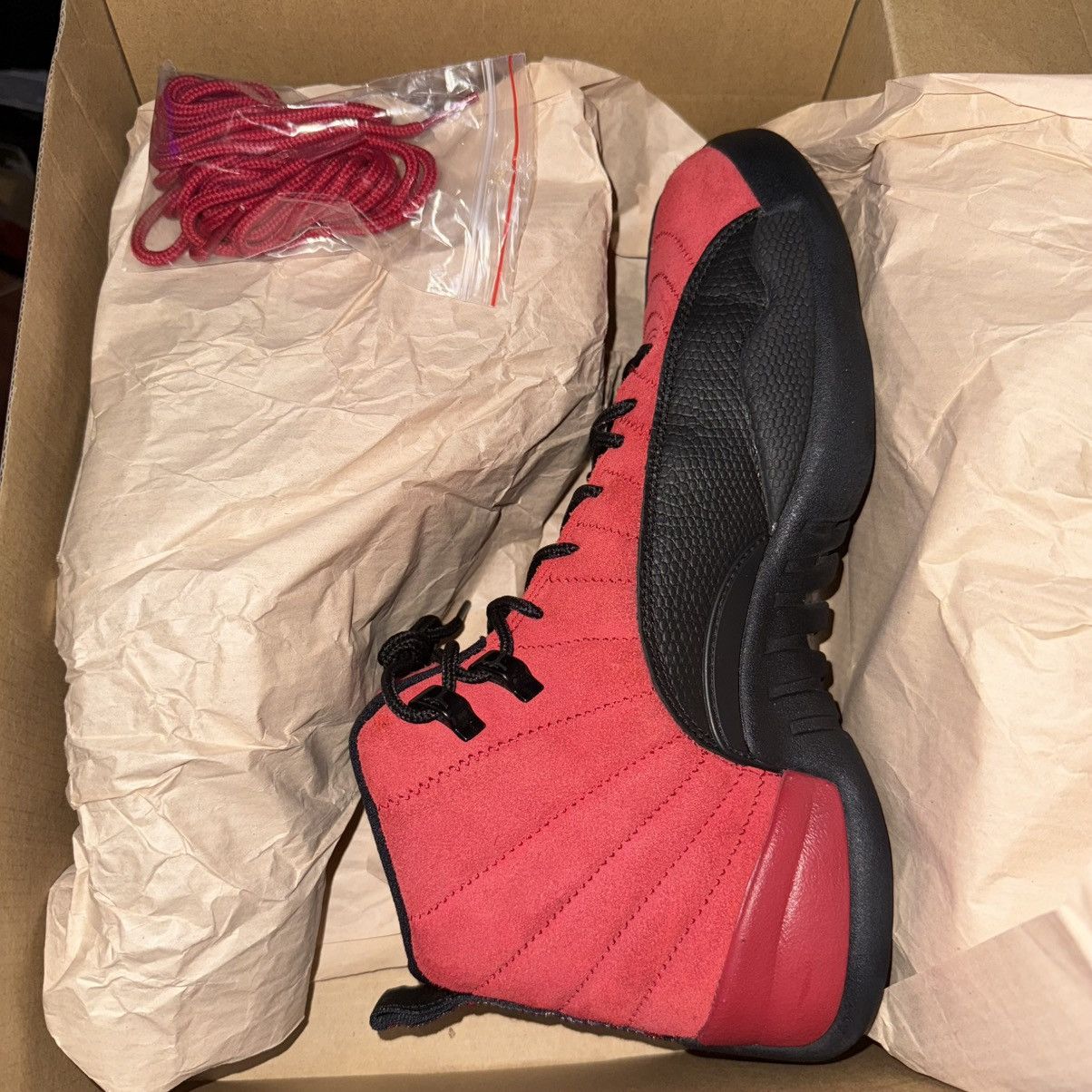 Jordan Brand × Nike × Vintage Jordan 12 “Reverse Flu Game” Size US 11 / EU 44 - 1 Thumbnail
