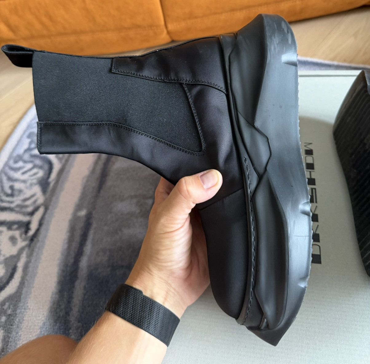 Rick Owens Drkshdw Rick Owens Beatle Abstract Boots Size US 9 / IT 39 - 6 Thumbnail
