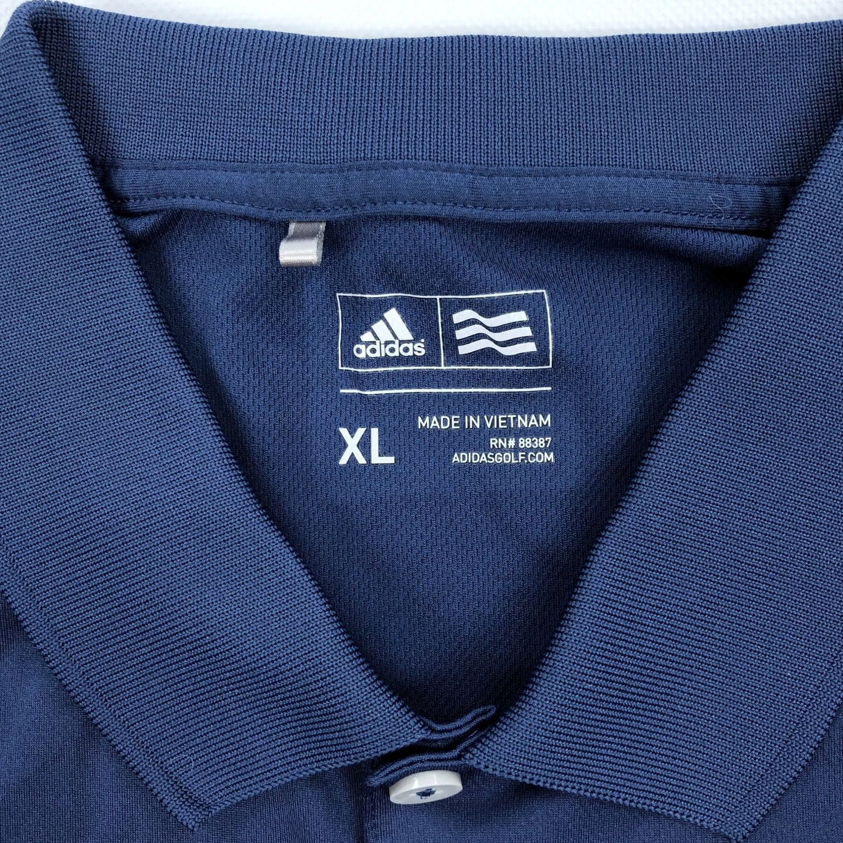 Adidas Adidas Golf Polo Shirt Mens XL Navy Blue Short Sleeve Performance Size US XL / EU 56 / 4 - 4 Thumbnail