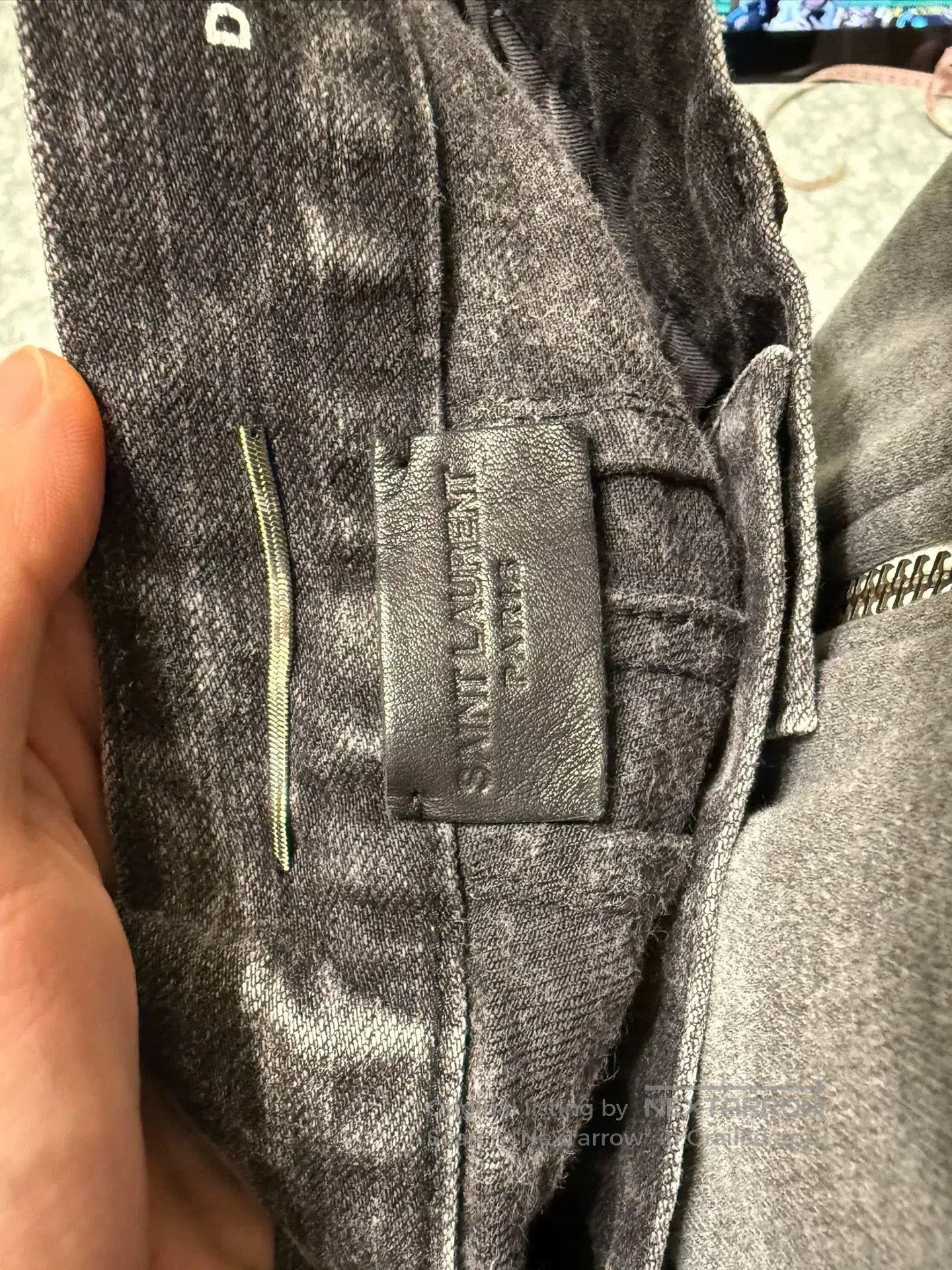 Saint Laurent Paris Saint Laurent Rippled Denim Pants Size 28. Size US 28 / EU 44 - 3 Thumbnail