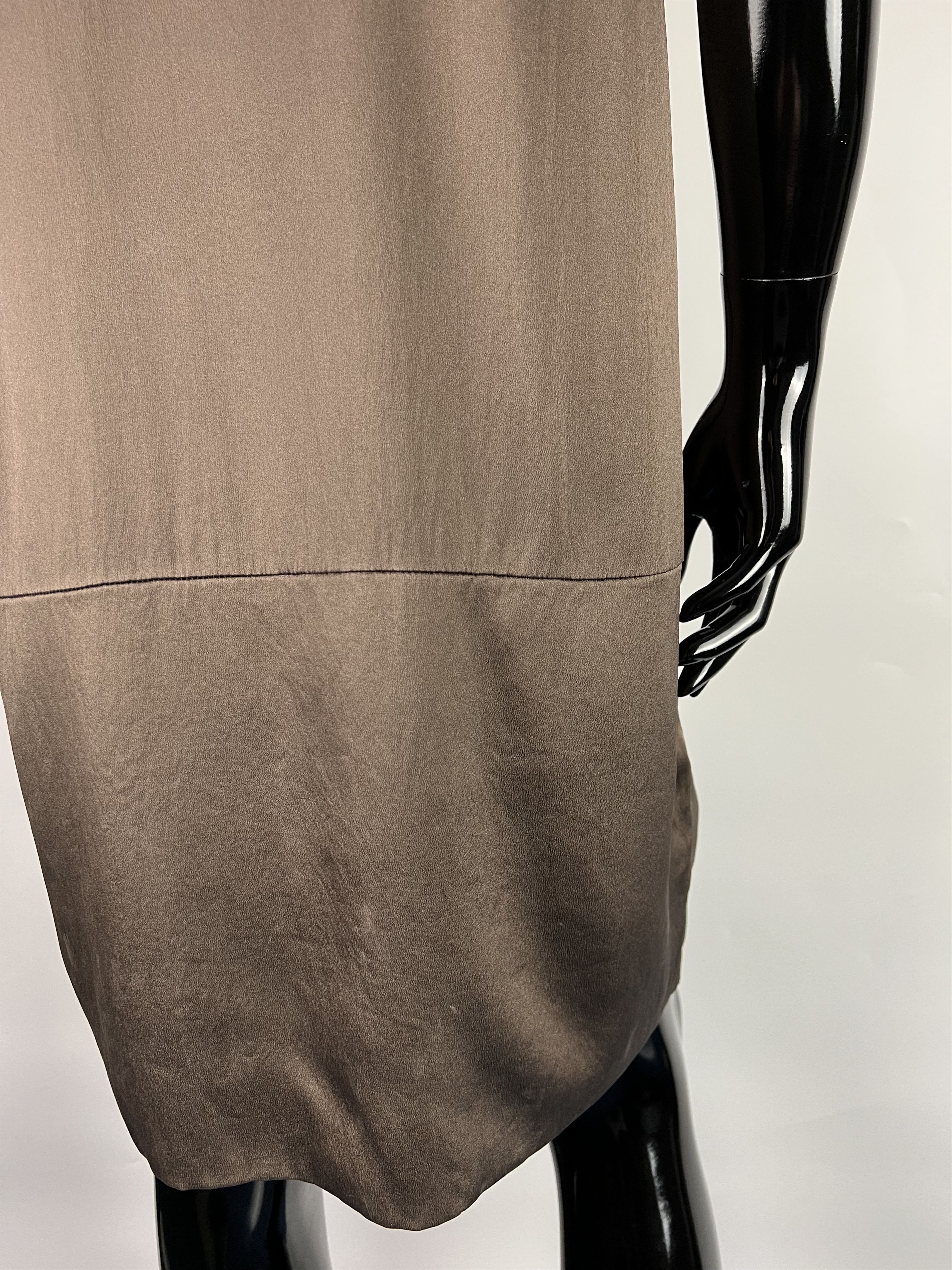 Brunello Cucinelli Brunello Cucinelli Sleeveless Silk Dress Size L/XL Size L / US 10 / IT 46 - 4 Thumbnail