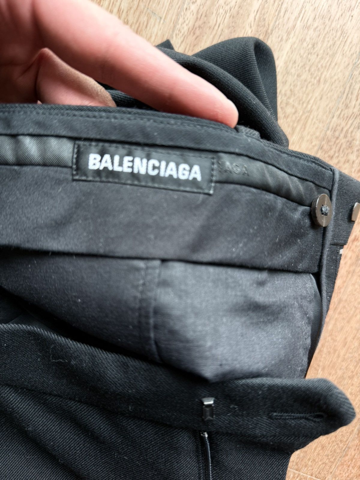 Balenciaga Flared high waisted pant Size US 34 / EU 50 - 3 Thumbnail