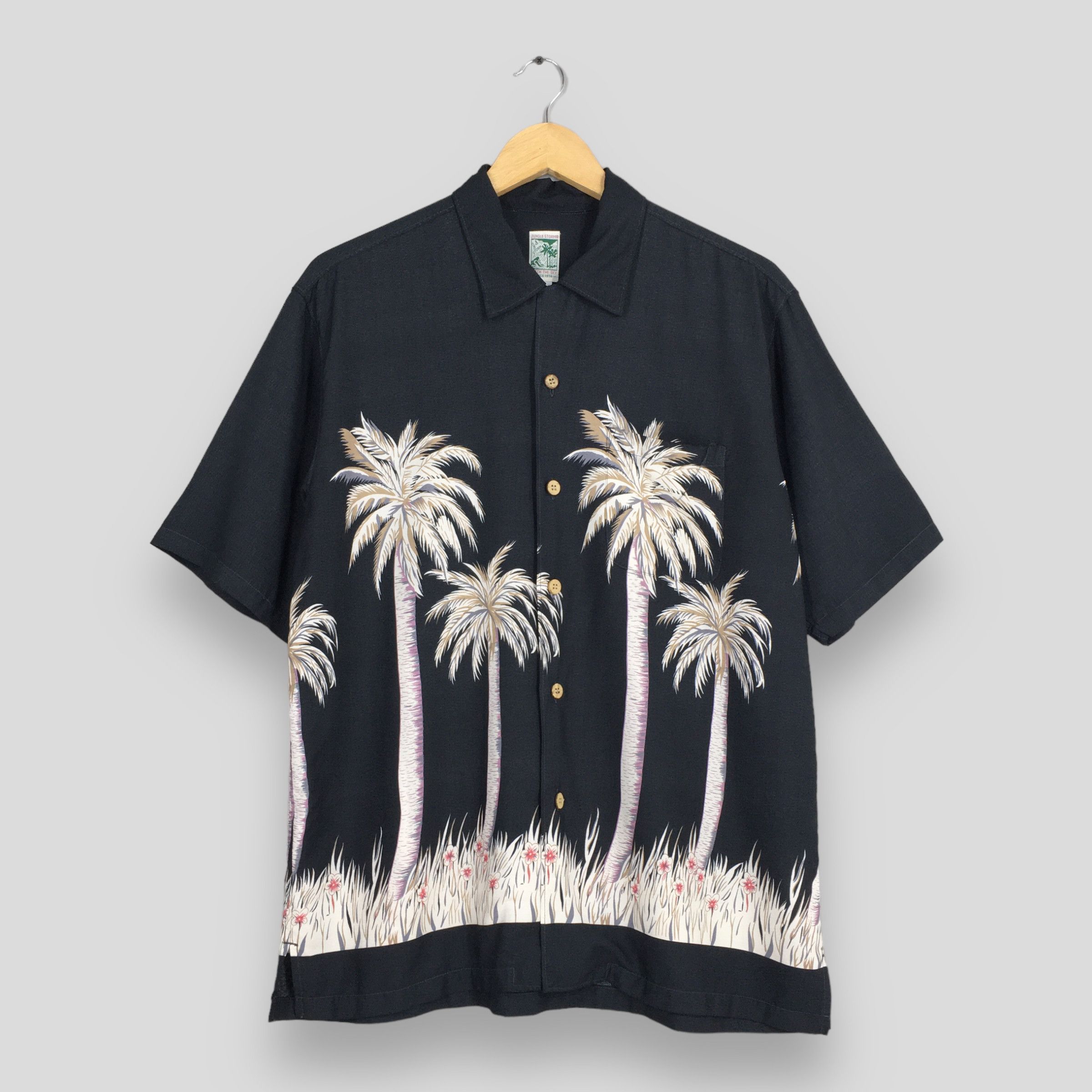 Life's a Beach Hawaiian Coconut Tree Beach View Shirt Poleyster Large Size US L / EU 52-54 / 3 - 1 Thumbnail