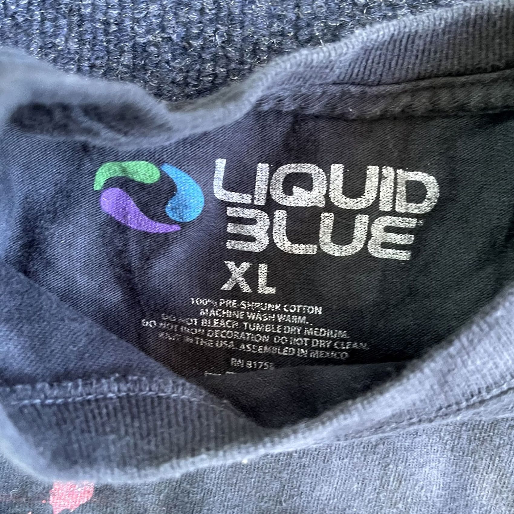 Liquid Blue KISS Liquid Blue Shirt Mens XL Black Band Faces Graphic Tee T-Shirt Rock Music Size US XL / EU 56 / 4 - 3 Thumbnail