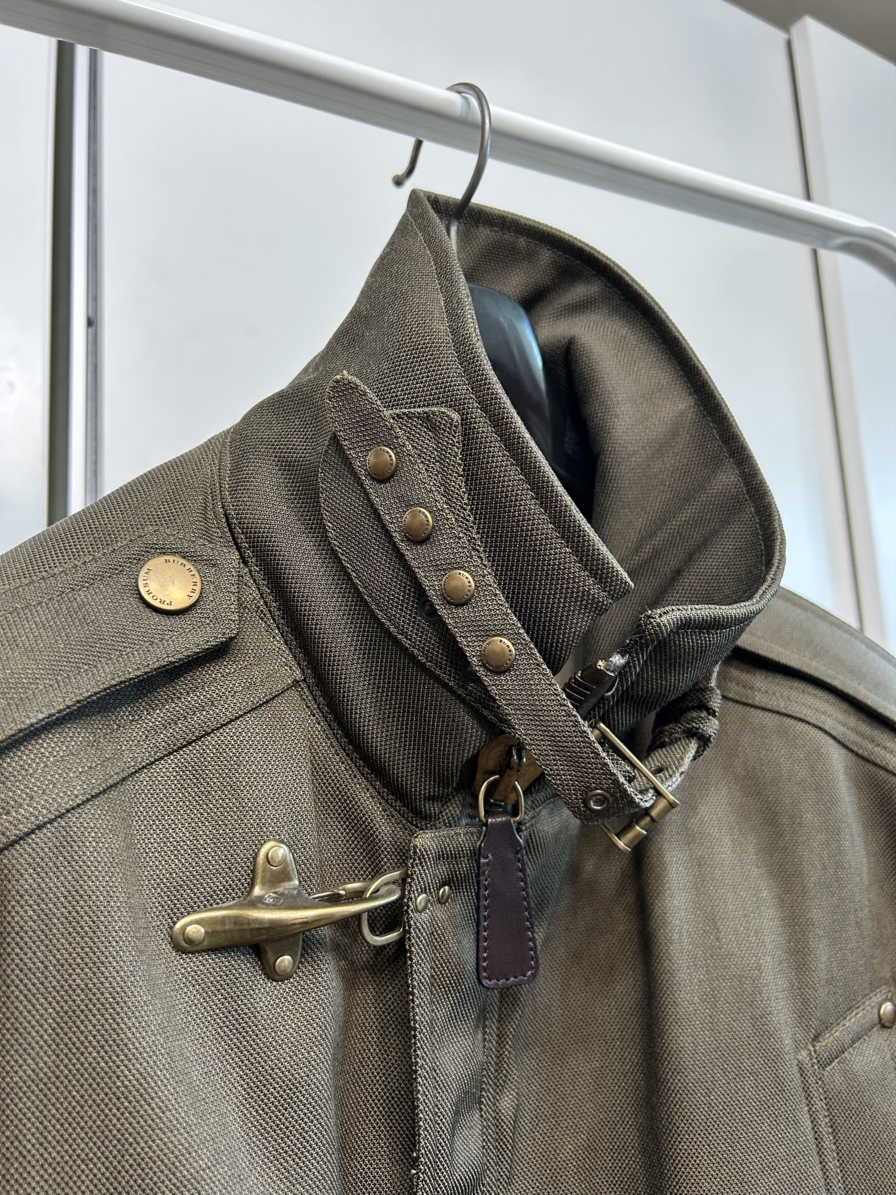 Burberry Prorsum BURBERRY PRORSUM Motorcycle Military Jacket Size US L / EU 52-54 / 3 - 8 Thumbnail