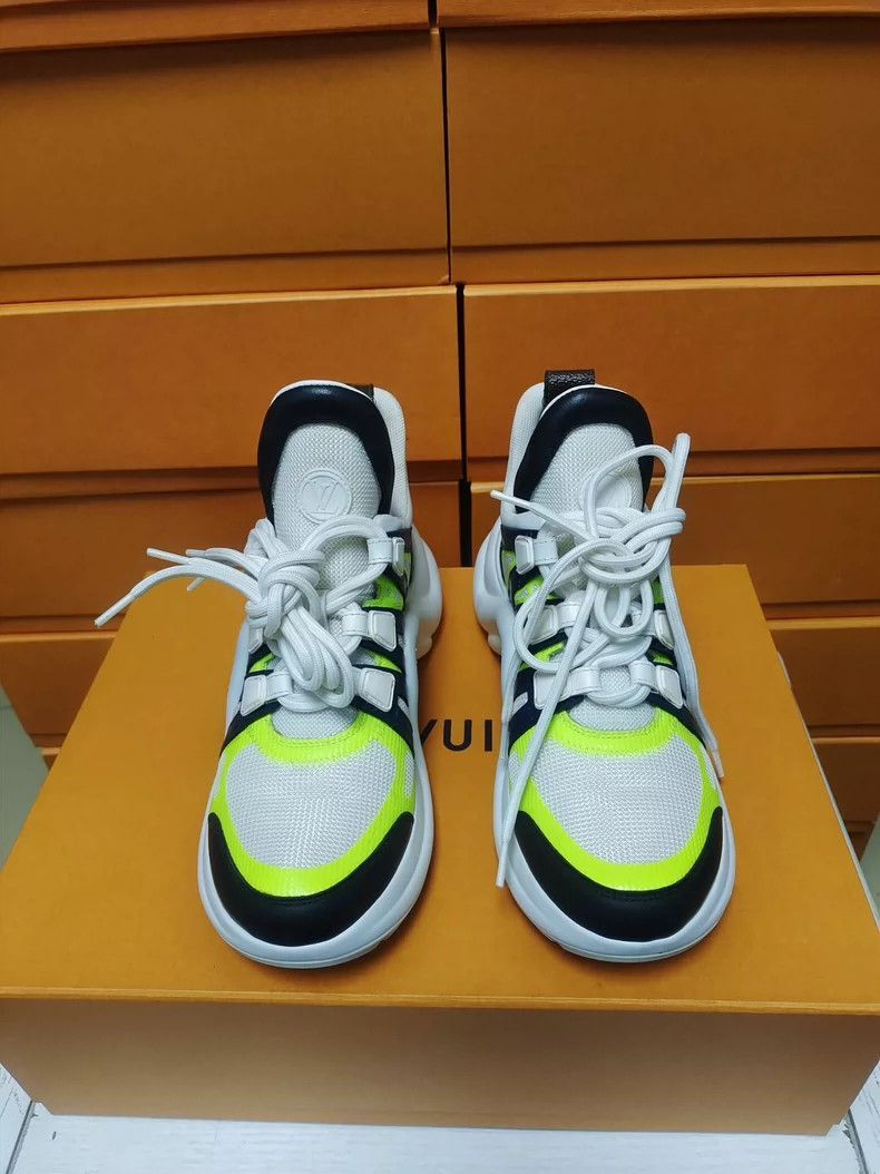 Louis Vuitton Louis Vuitton LV Color Block Dad Sneakers Women Size 35-25 Size US 5 / IT 35 - 2 Thumbnail