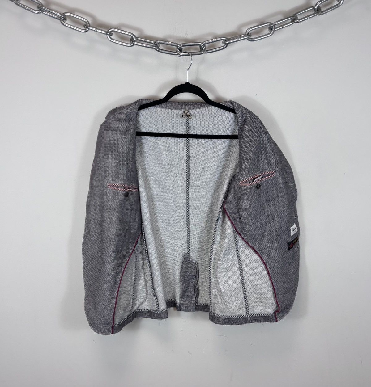 Other Luis Trenker Men’s Grey Stand Up Collar Jacket Coat Size US L / EU 52-54 / 3 - 10 Thumbnail