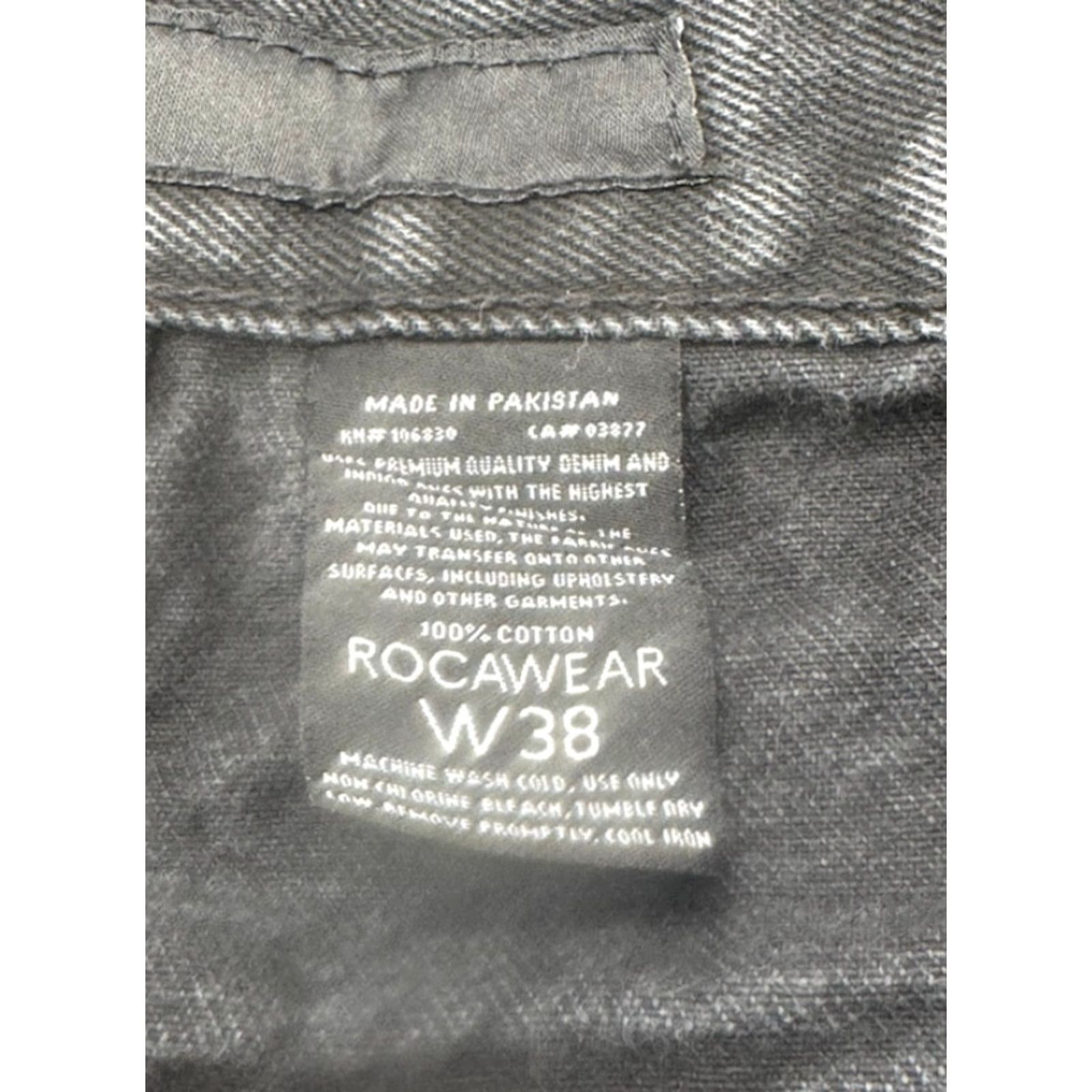 Rocawear Rocawear Jeans Shorts Men's 38x13 Black Denim Baggy Hip Hop 100% Cotton 6297 Vintage 90s Mens Size US 38 / EU 54 - 5 Thumbnail