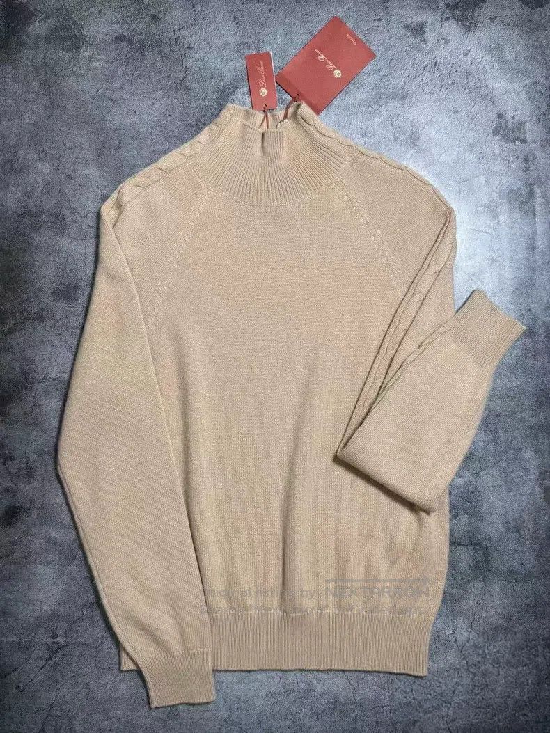 Loro Piana Loro Piana High-neck knit top, light camel, 100% camel hai Size S / US 4 / IT 40 - 2 Thumbnail