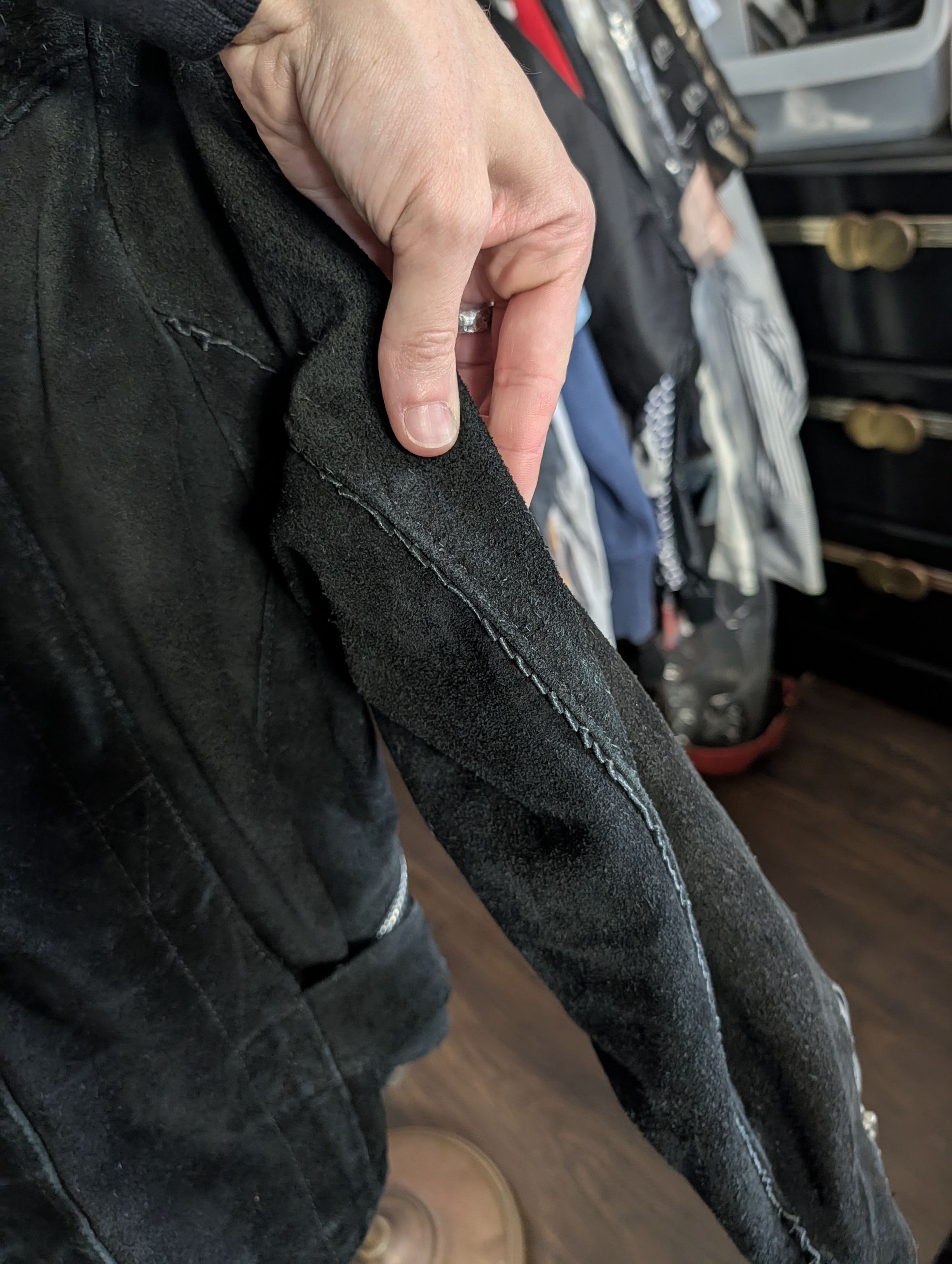 Ascot Chang ASCOT Vtg Australian top dyed leather nubuck biker jkt Size US S / EU 44-46 / 1 - 11 Thumbnail