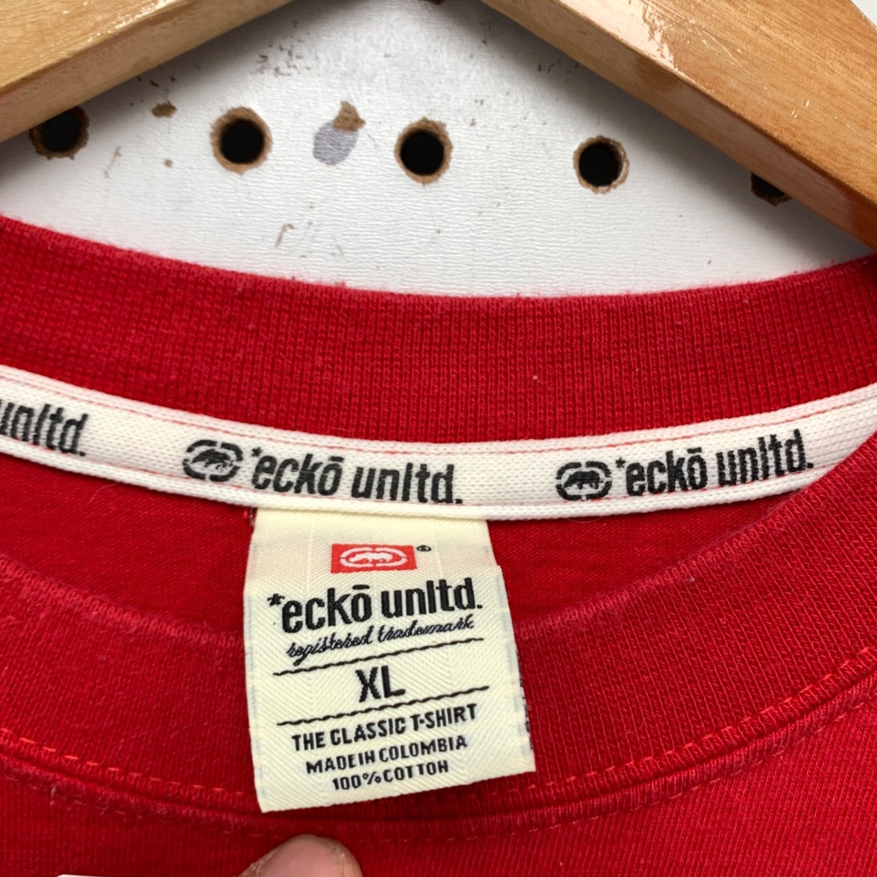 Ecko Unltd. VINTAGE Ecko Rhino Shirt Mens XL Red Hip Hop Short Sleeve Graffiti T-Shirt Size US XL / EU 56 / 4 - 3 Thumbnail