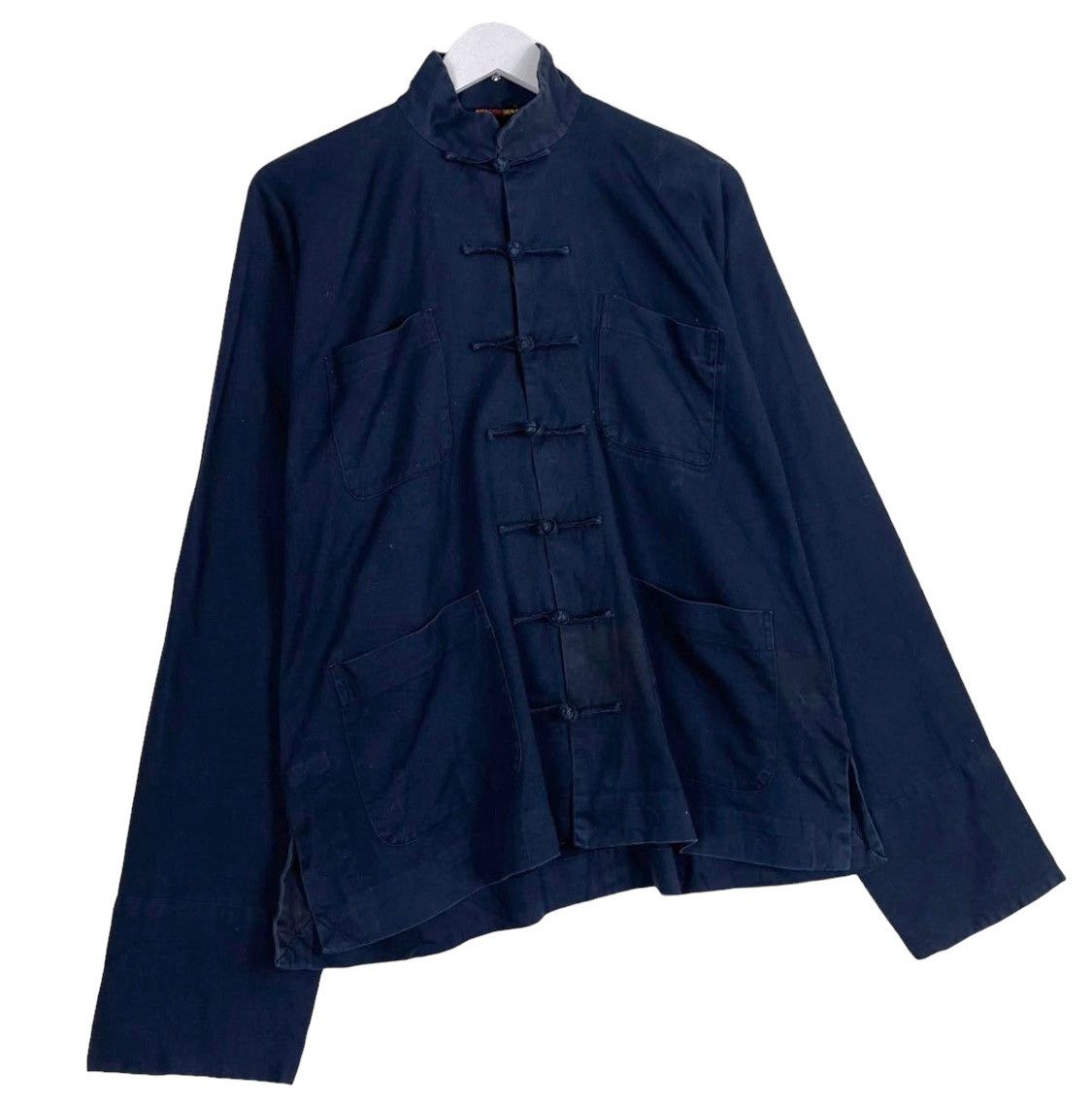 Indigo × Issey Miyake × Japanese Brand 💥70s TRADITIONAL MANDARIN DRAGON SEEDS KAPITAL INSPIRED Size US M / EU 48-50 / 2 - 2 Thumbnail