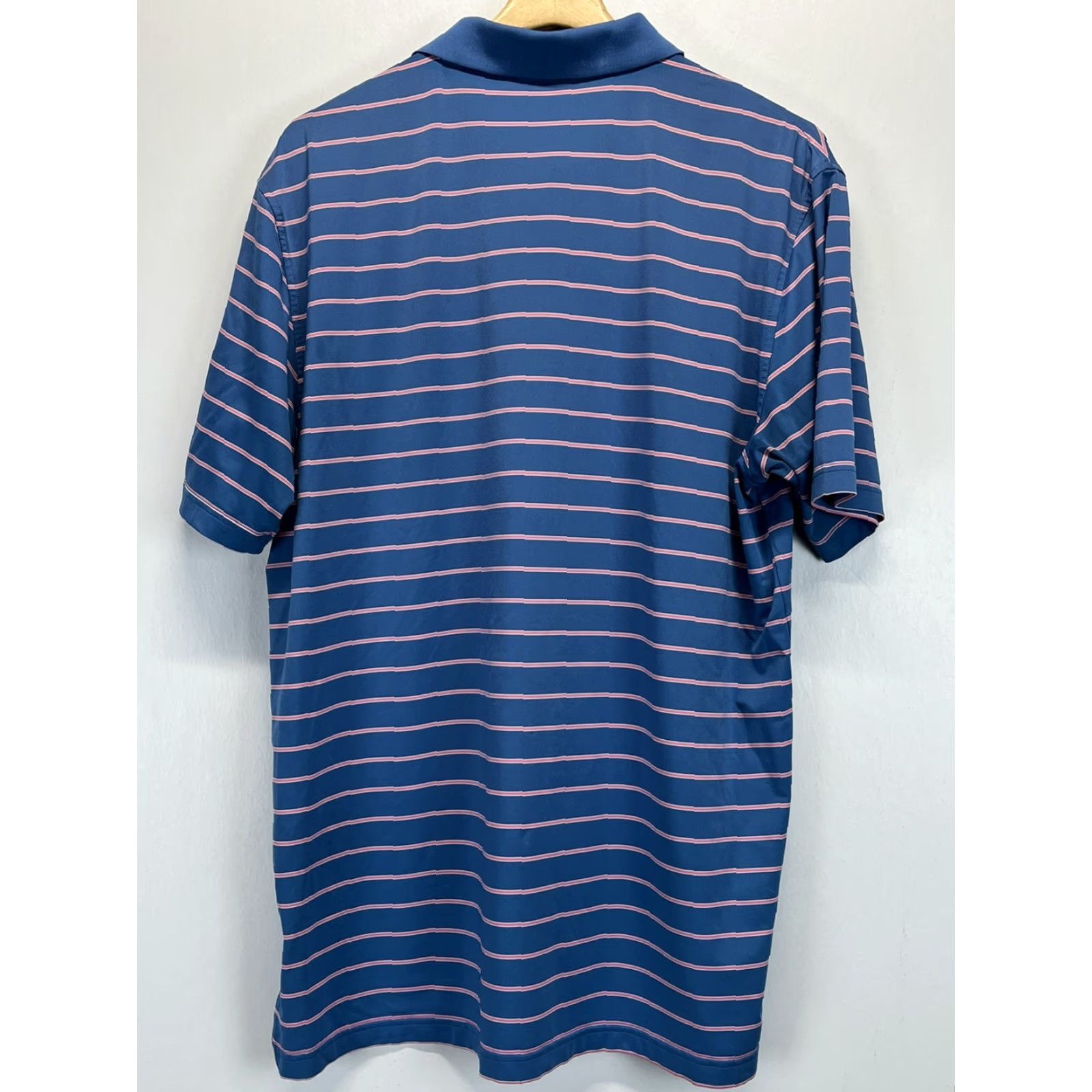 Peter Millar Peter Millar Summer Comfort Striped Golf Polo Shirt Sz Large Short Sleeve Blue Size US L / EU 52-54 / 3 - 2 Thumbnail