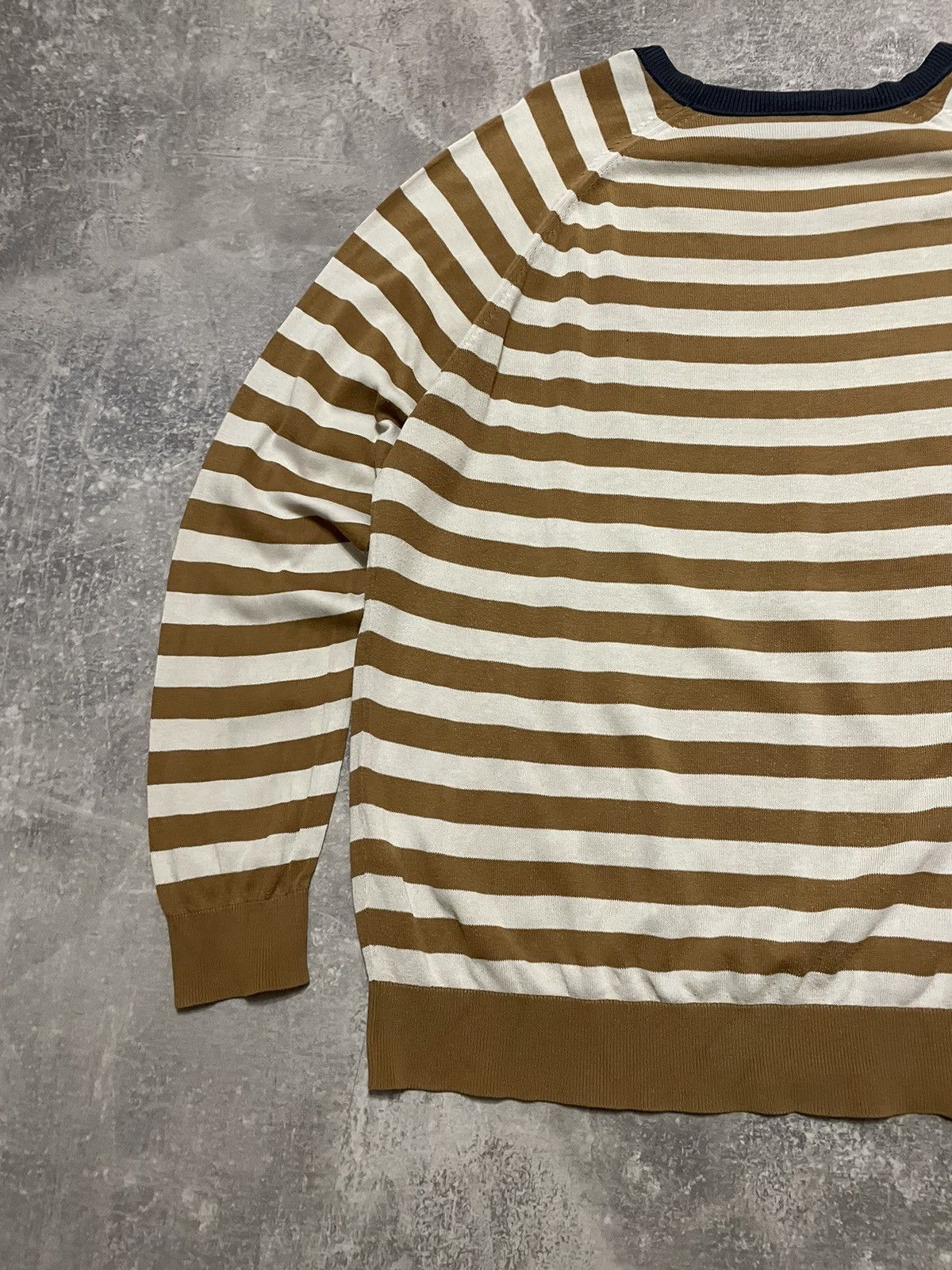 Lacoste Vintage Lacoste Striped Sweater Size US XL / EU 56 / 4 - 13 Thumbnail