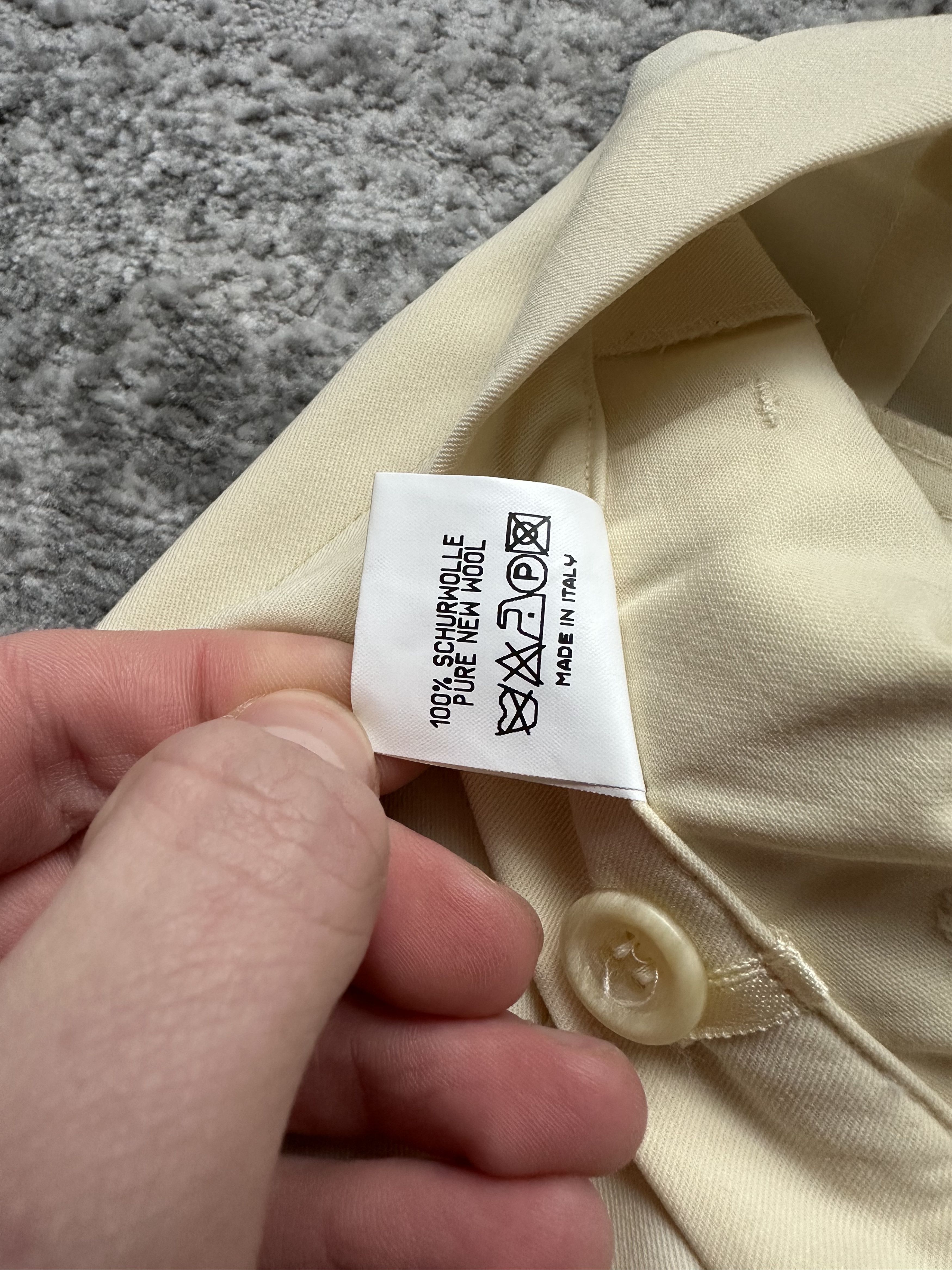 Jil Sander Jil Sander butter yellow pants vintage rare Size 25" / US 0 / IT 36 - 8 Thumbnail