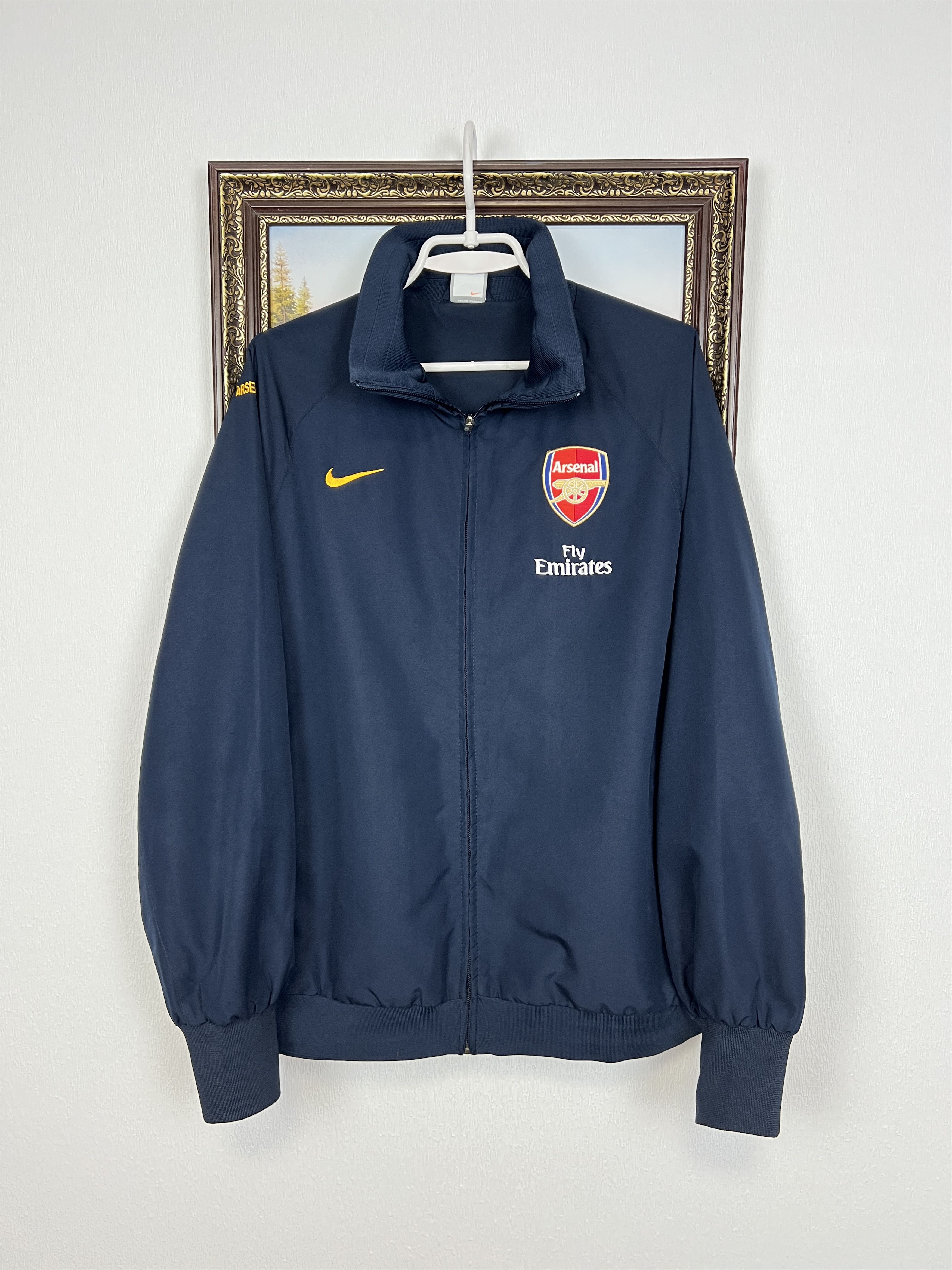 Nike Vintage Nike Arsenal Football Jacket Soccer Track Top Size US L / EU 52-54 / 3 - 1 Thumbnail