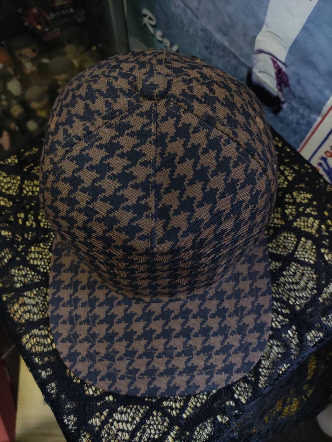 Pharrell i am OTHER Pharrell Williams Houndstooth Strapback Size ONE SIZE - 6 Thumbnail