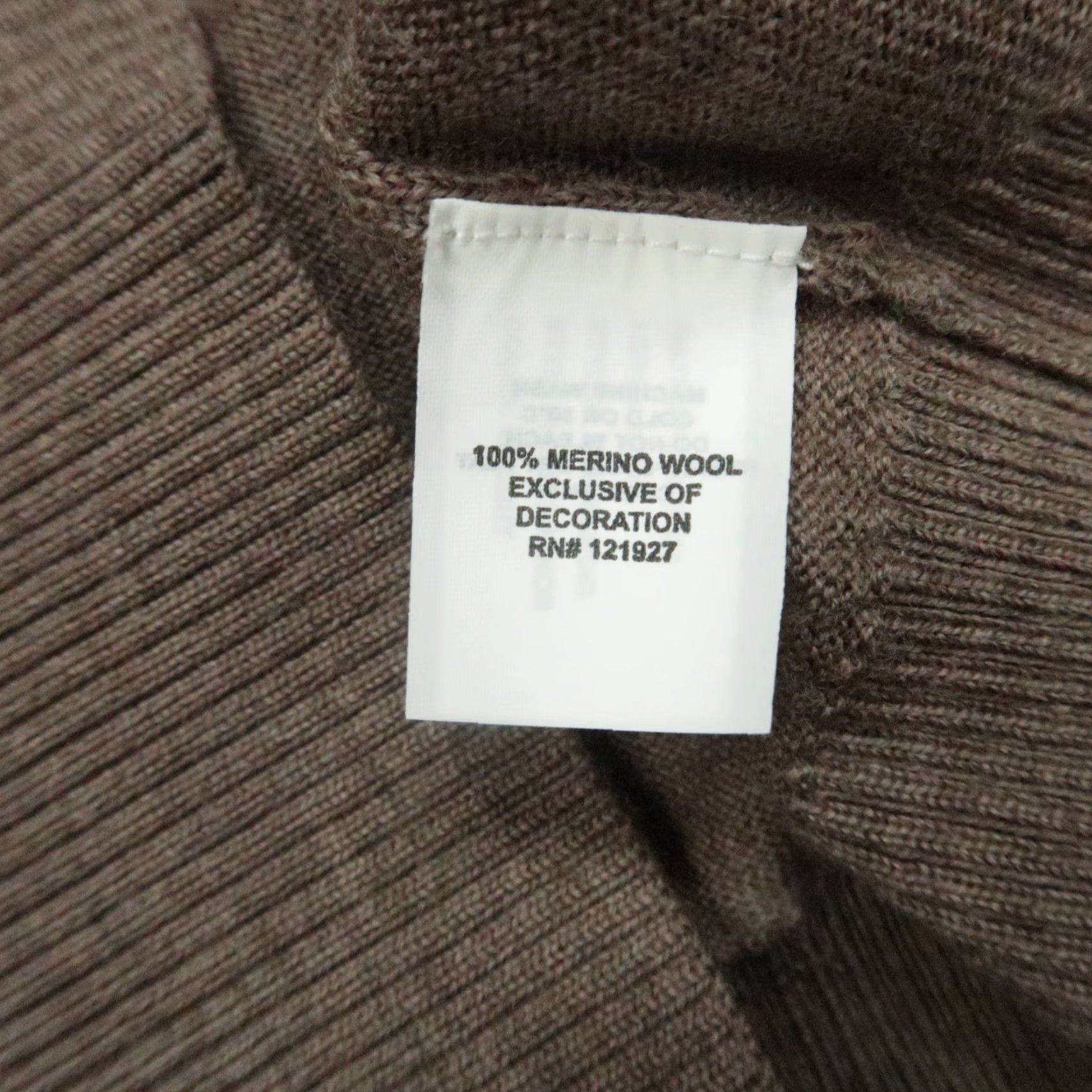 johnnie-O Johnnie O Sweater Men M Walnut Raynor Merino Wool 1/4 Zip TPC Craig Ranch Size US M / EU 48-50 / 2 - 6 Thumbnail