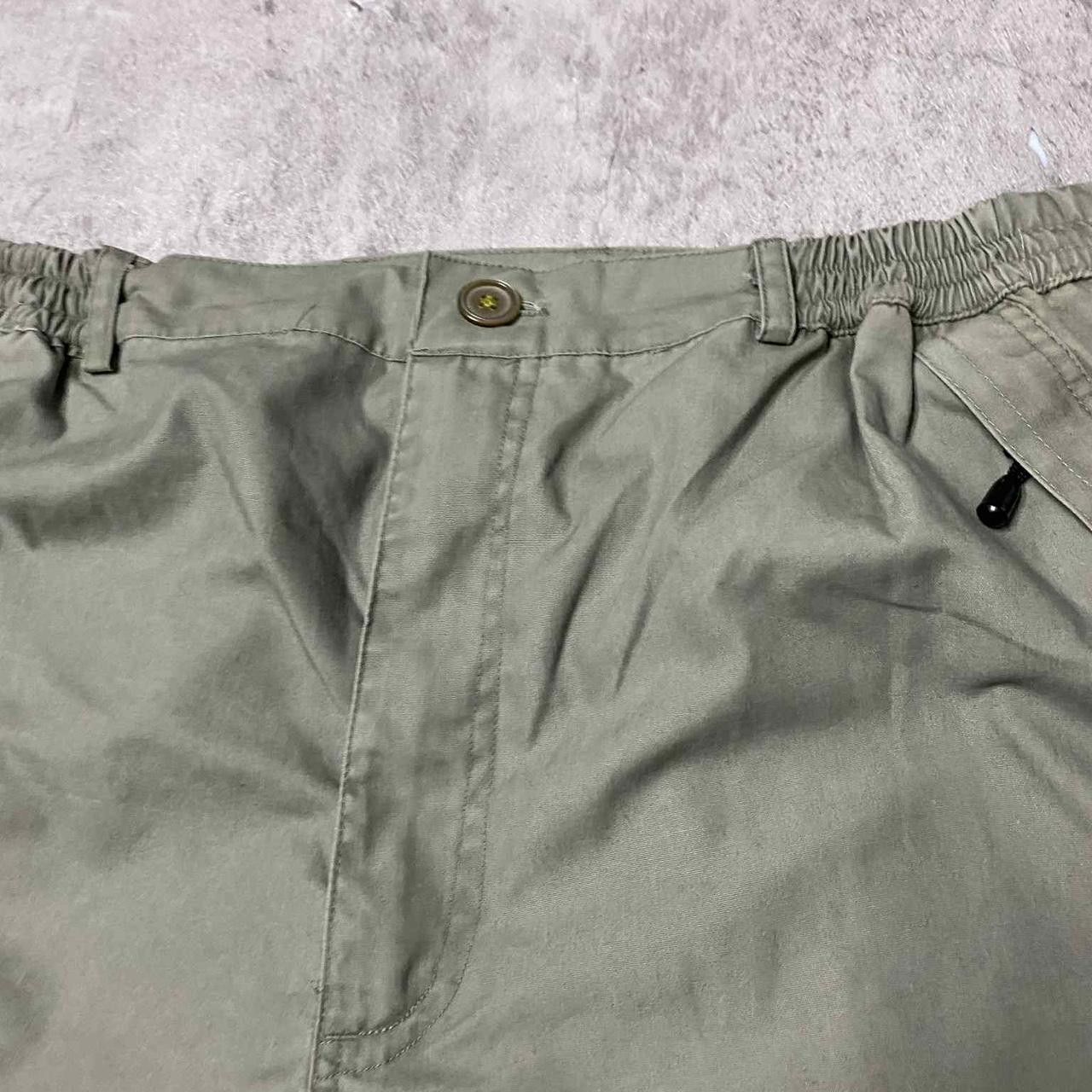 Other Khaki cargo shorts with adjustable waist #techwear #gorpcore Size US 36 / EU 52 - 3 Thumbnail