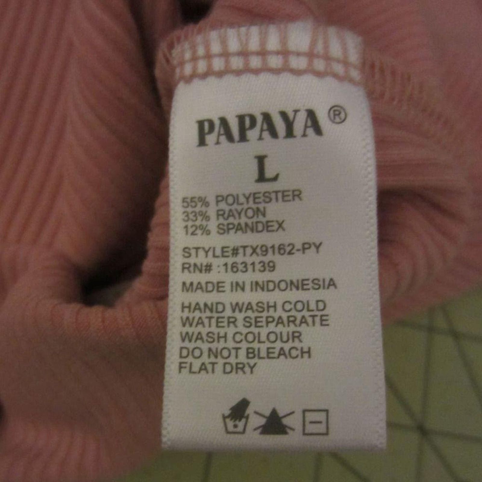 Other Papaya Mauve Ribbed Knit Corset Stitch Tank Top L Size L / US 10 / IT 46 - 7 Thumbnail