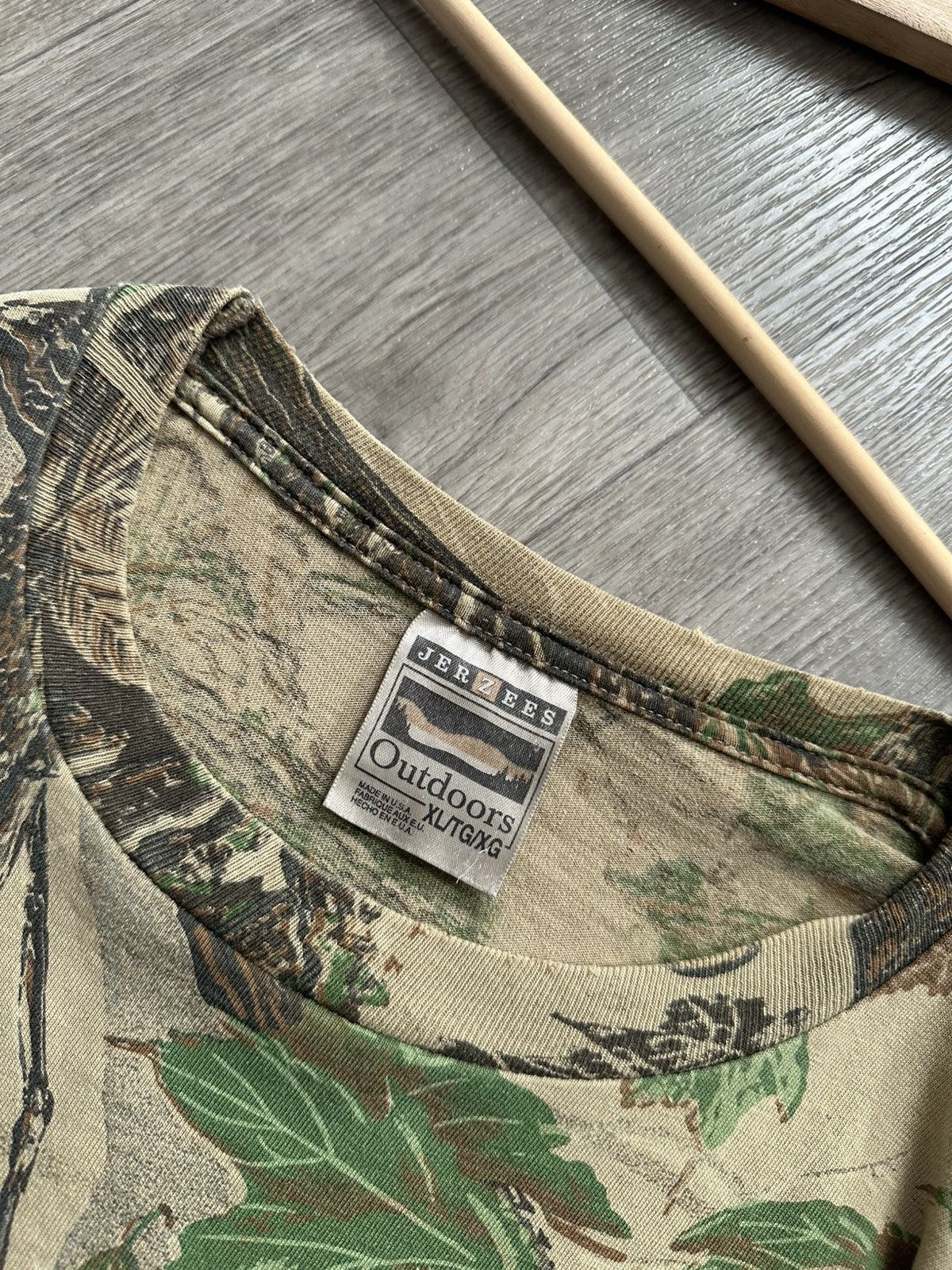 Jerzees 🫧Vintage 90s Jerzees Outdoors Realtree Camo Long Sleeve Size US XL / EU 56 / 4 - 9 Thumbnail